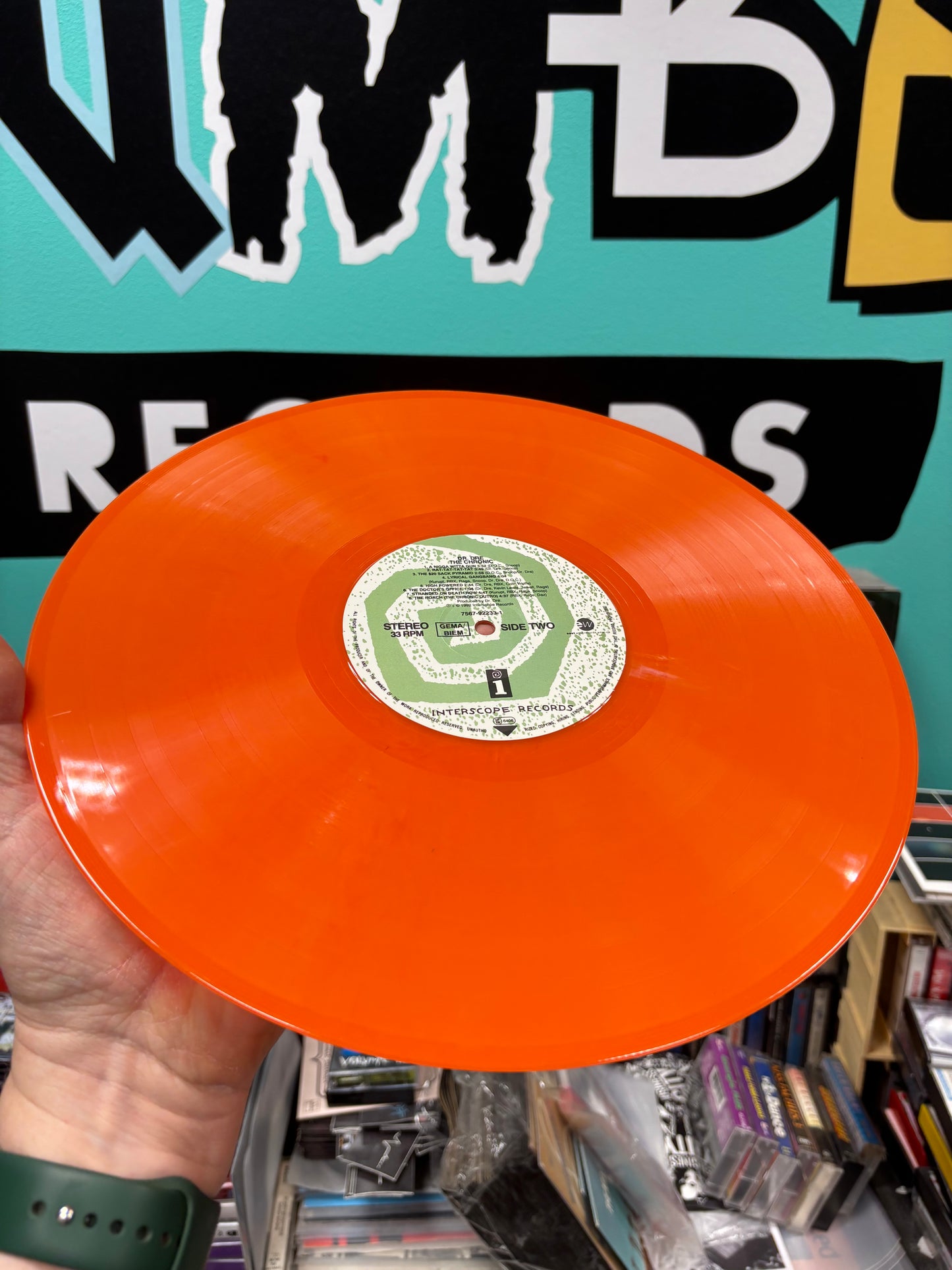 Dr. Dre: The Chronic, LP, Orange vinyl, Unofficial, Reissue, UK year?