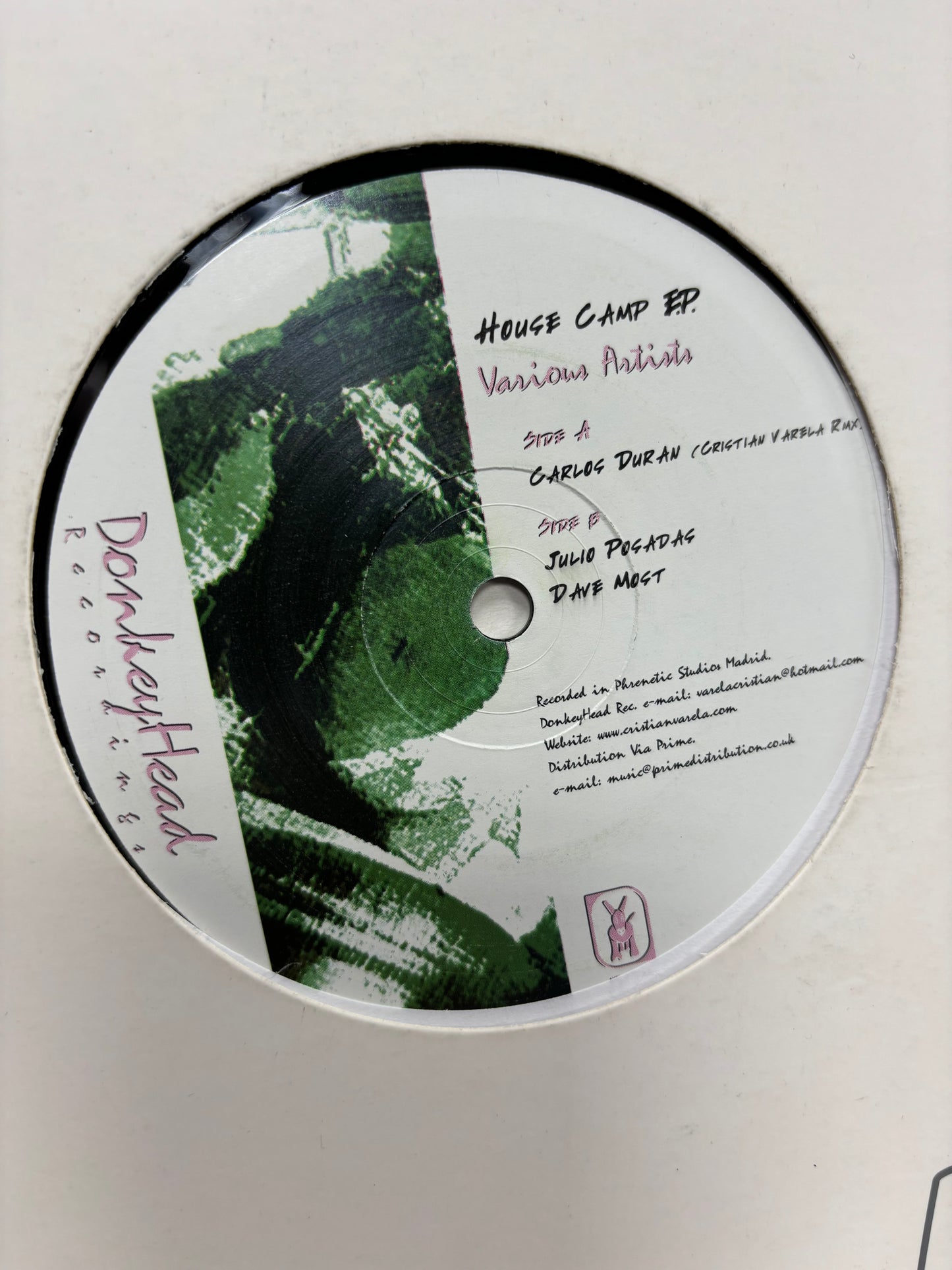 House Camp EP, 12inch, Only official pressing, Donkey Head Recordings, Spain 2003