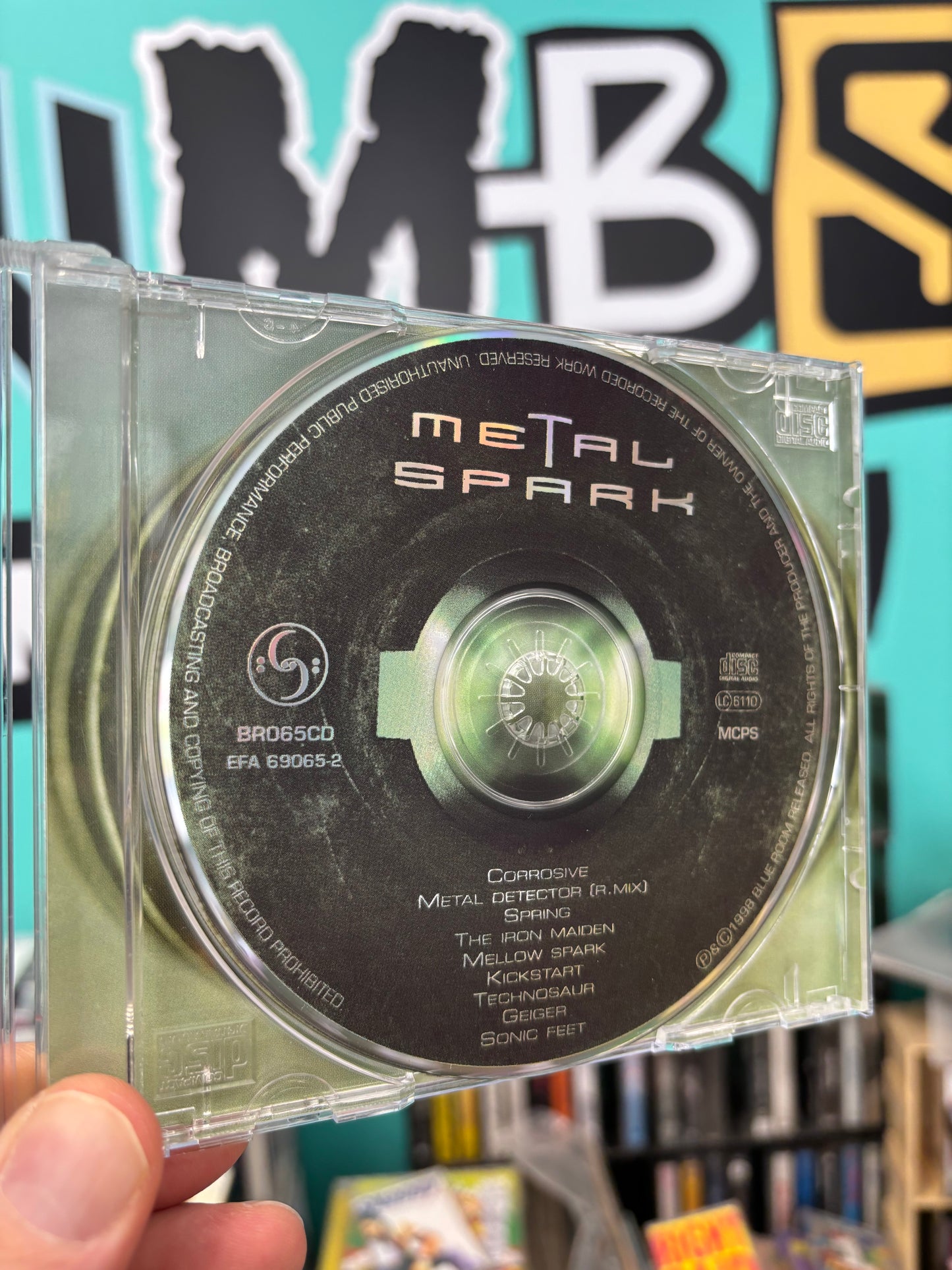 Metal Spark: Corrosive, CD, 1st pressing, Blue Room Released, UK 1998