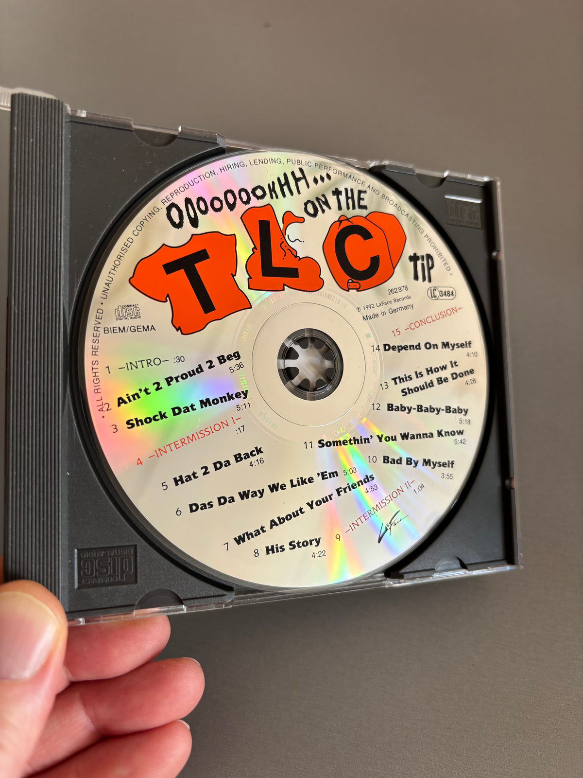 TLC: Ooooooohhh…On The TLC Tip, CD, reissue, LaFace Records, Arista, Europe year?