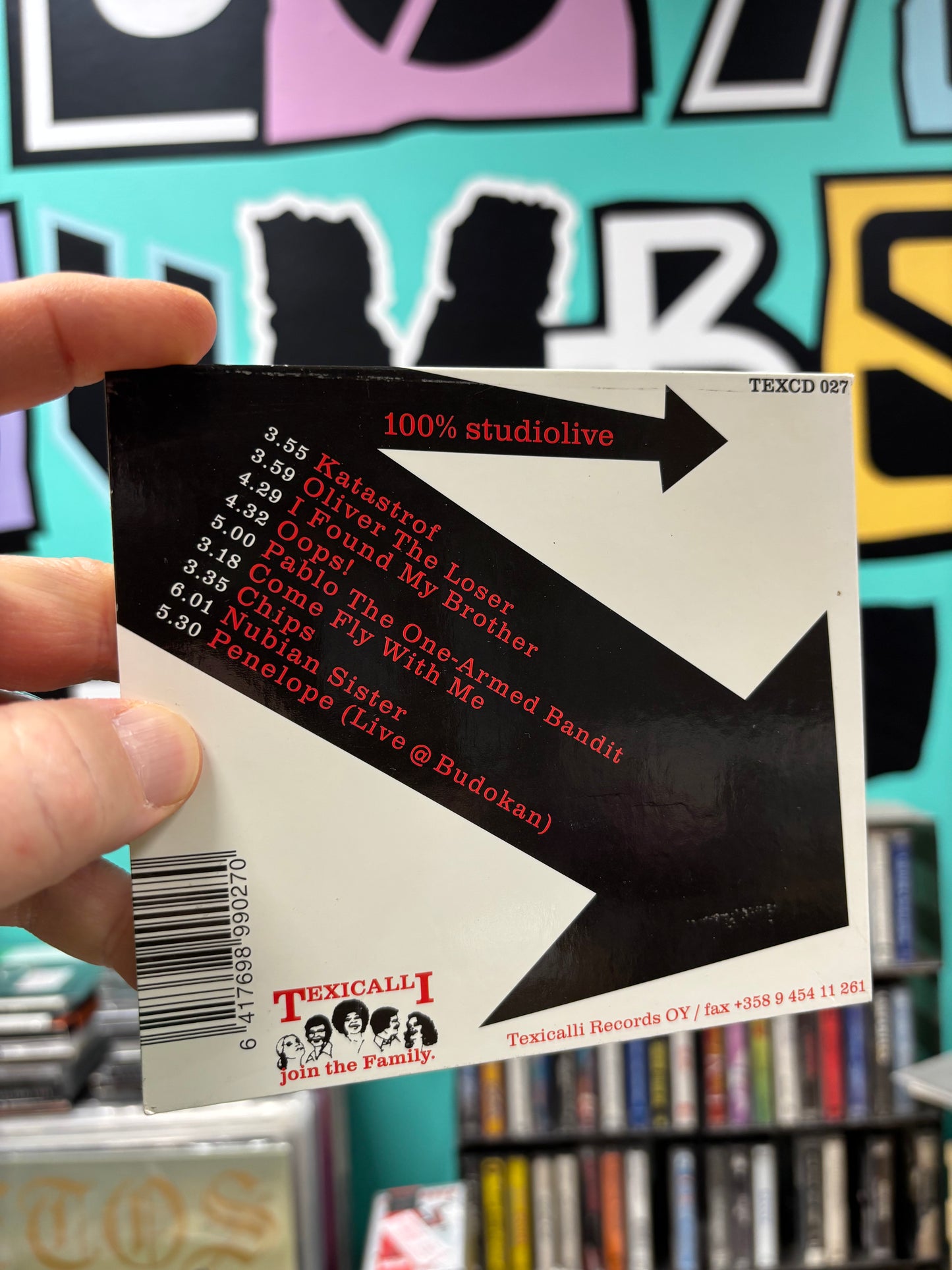 The JP’s: Katastrof, CD, Only pressing, Texicalli Records, Finland 1999