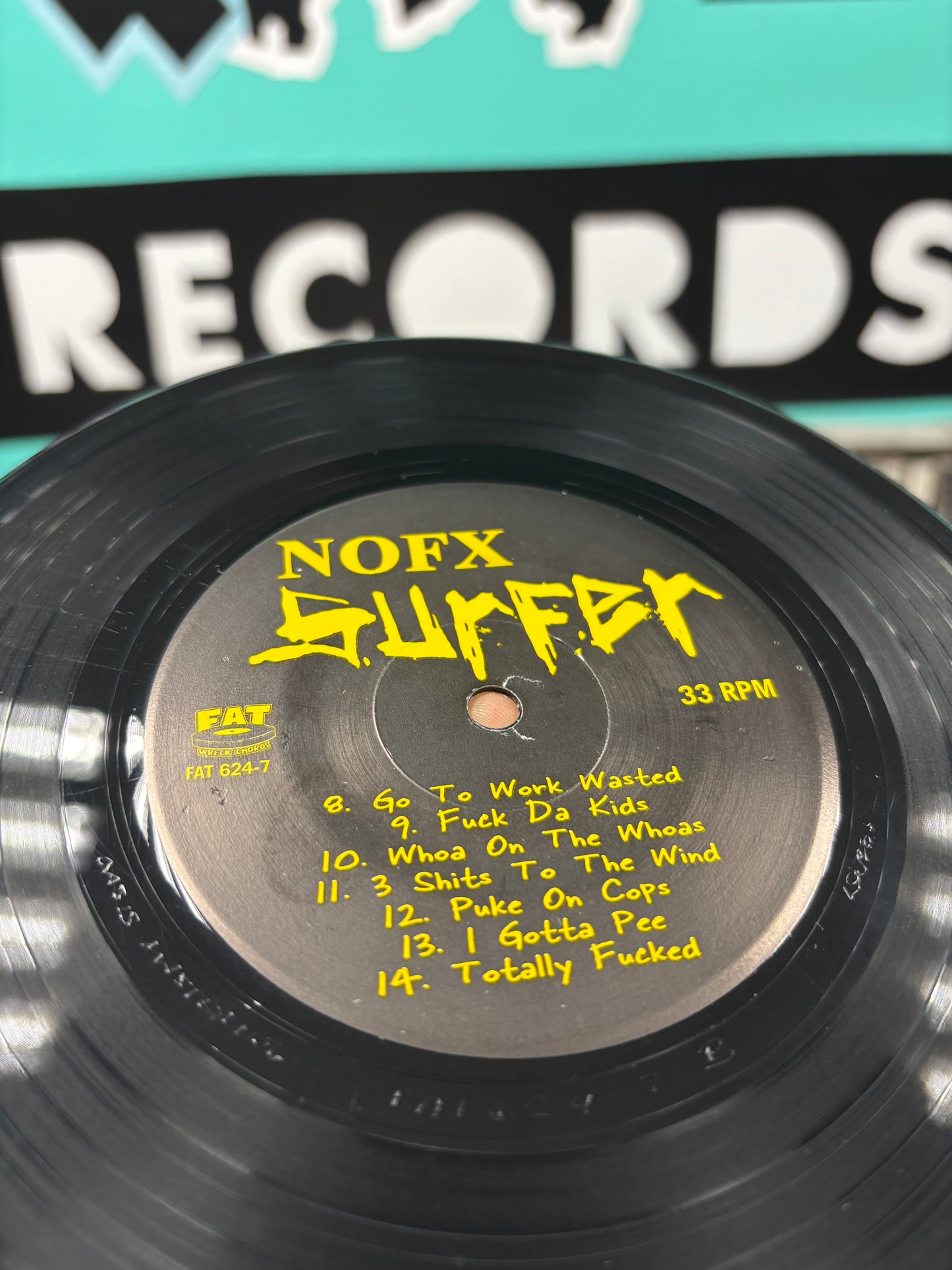 NOFX: Surfer, 7inch, 1st pressing, Fat Wreck Chords, US 2001