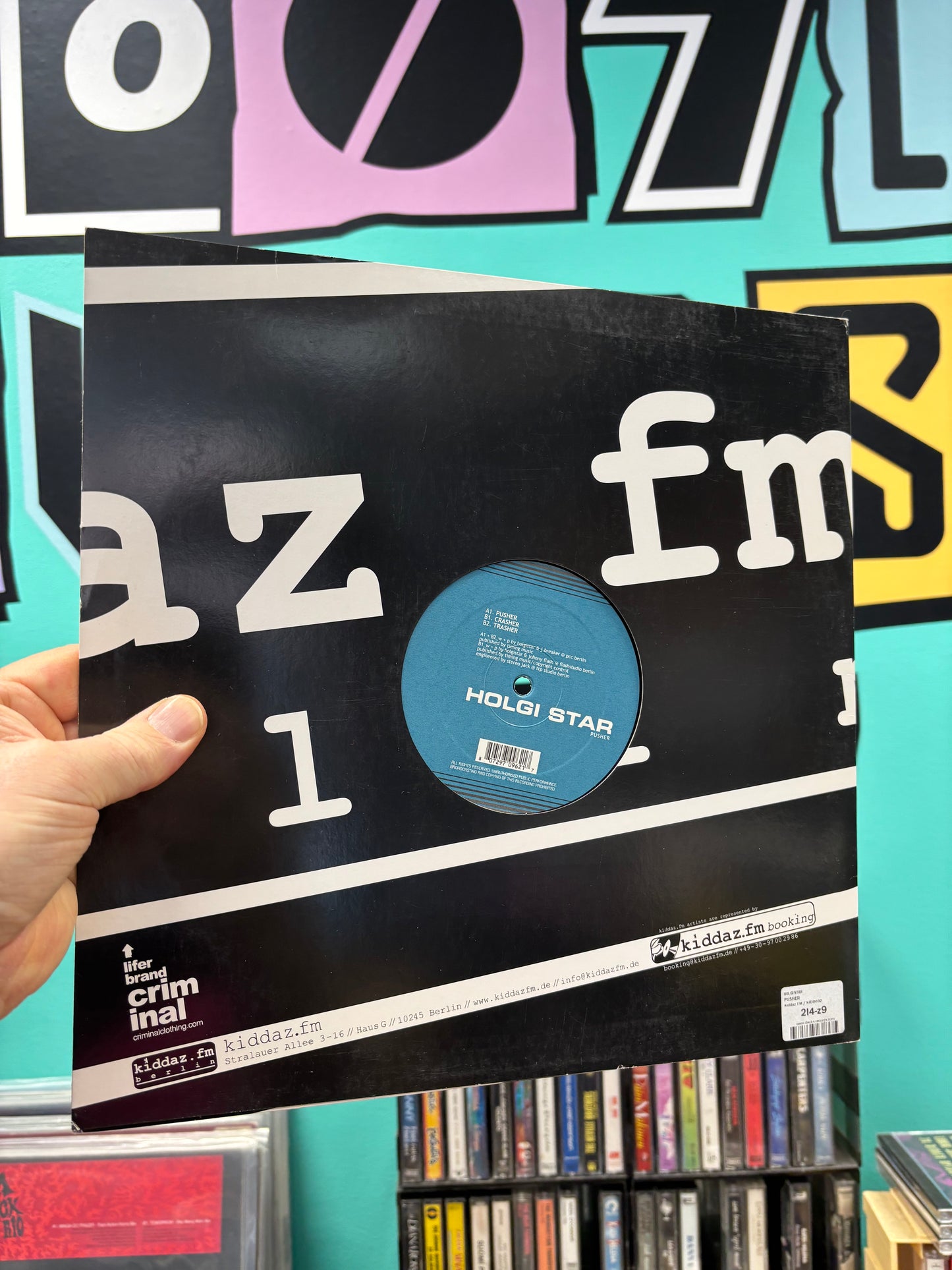 Holgi Star: Pusher, 12inch, Only official pressing, Kiddaz.fm, Germany 2003