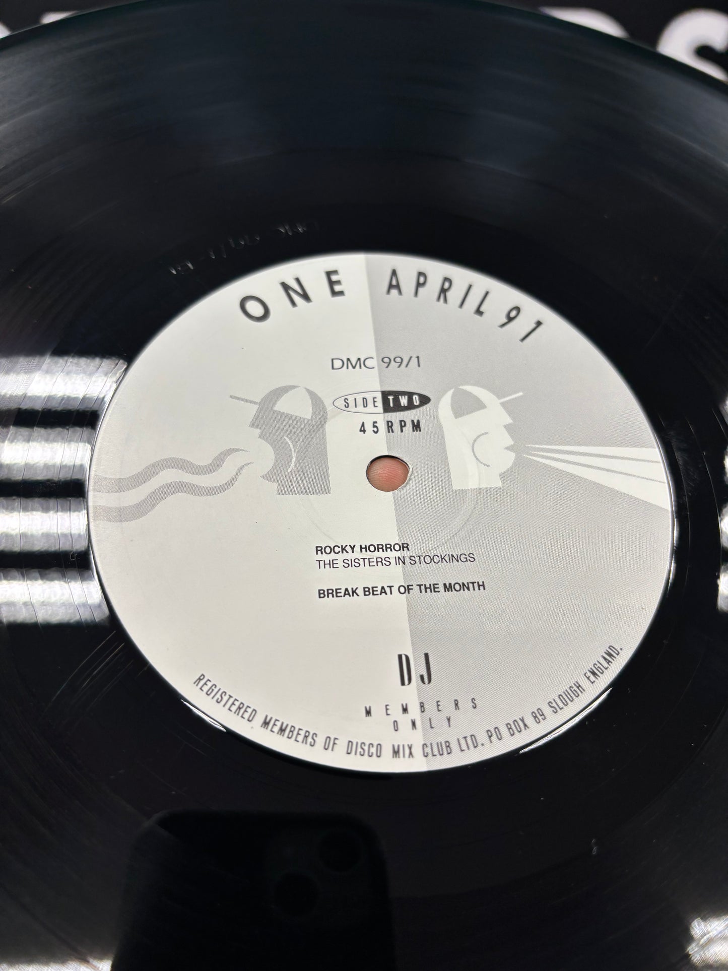DMC - April - 91 - One, 12inch, Only pressing, Partially Mixed, DMC, UK 1991