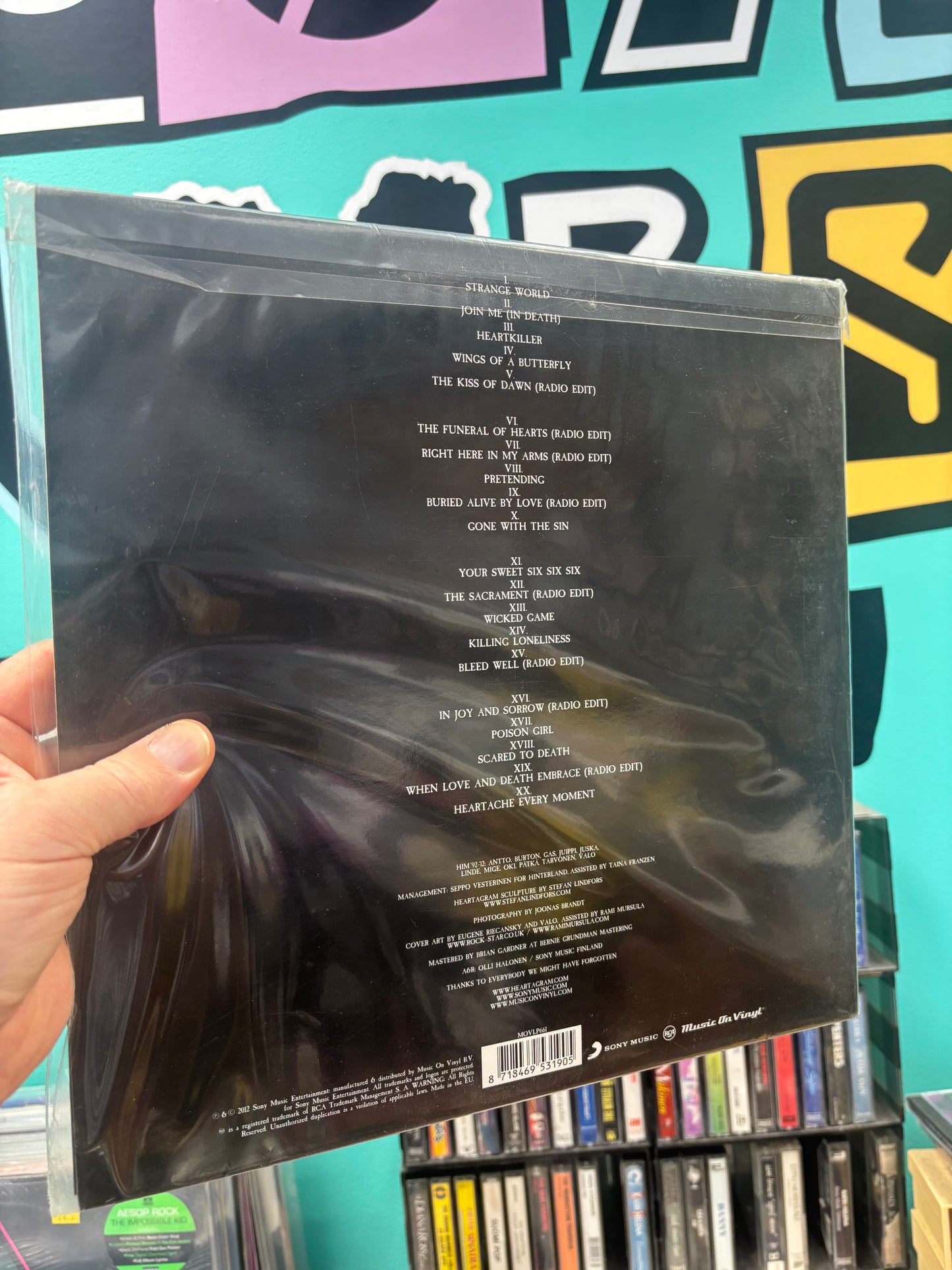 HIM: XX - Two Decades Of Love Metal, 2LP, gatefold, compilation, Music On Vinyl, Sony Music, Europe 2012
