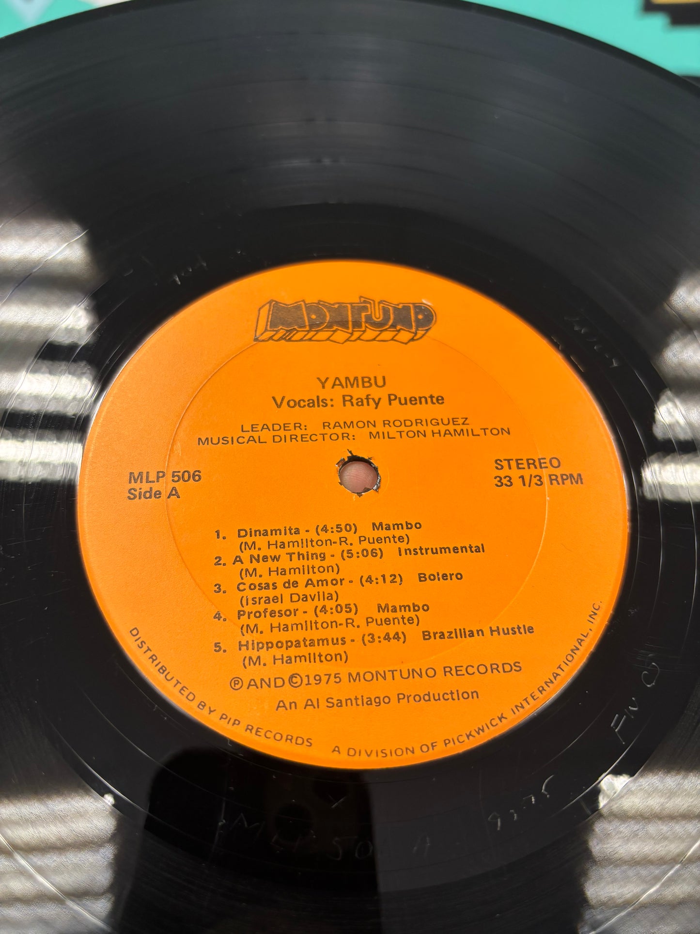 Al Santiago & Yambú: Yambú, LP, Montuno Records, US 1975?