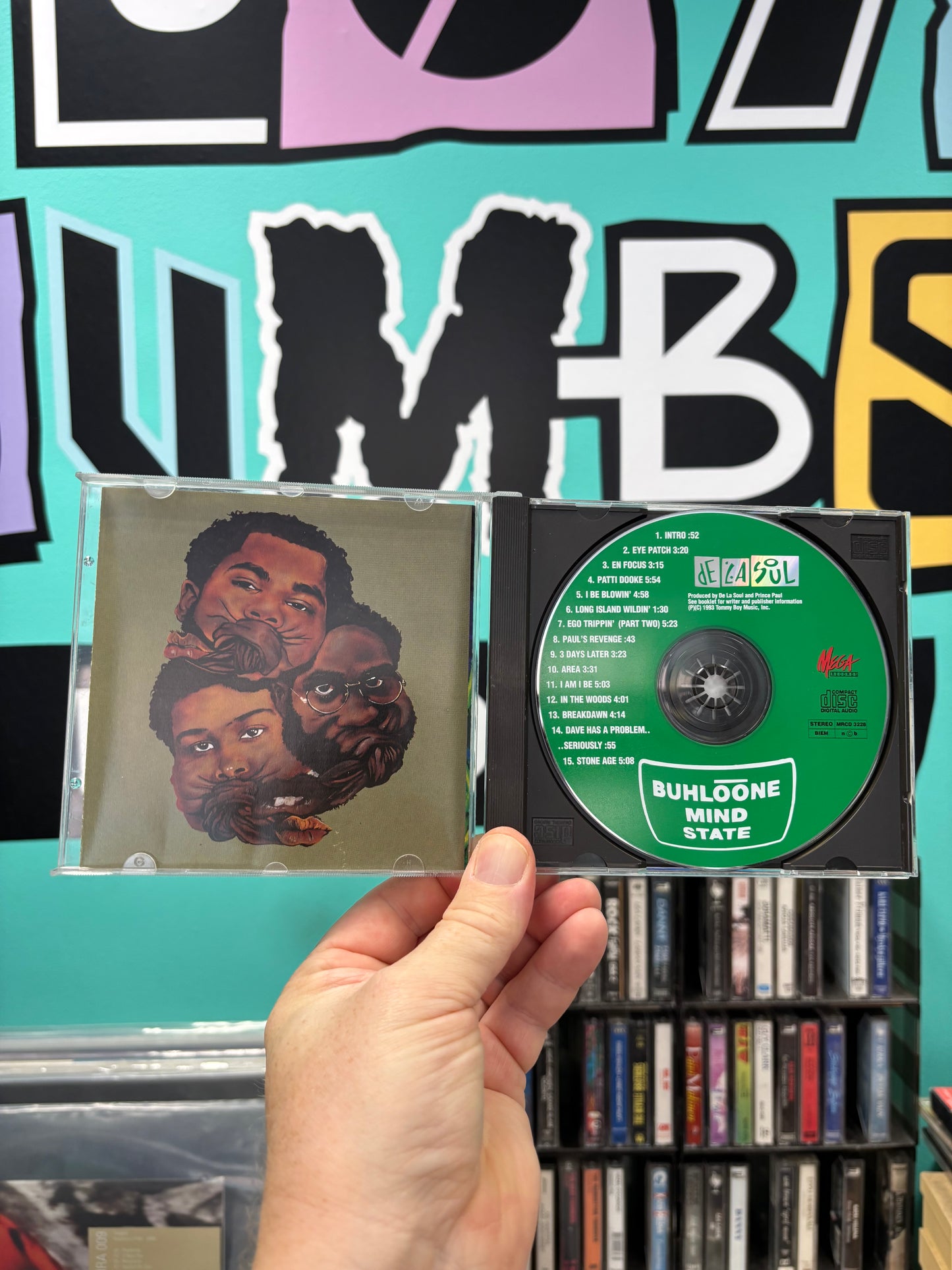 De La Soul: Buhloone Mindstate, CD, Mega Records, Scandinavia 1993