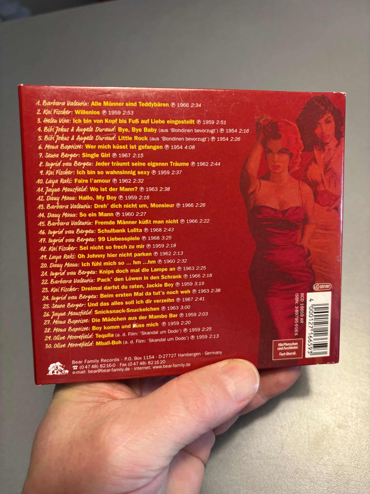 Vor Kurven wird gewarnt, CD, Only pressing, Bear Family Records, Germany 2003