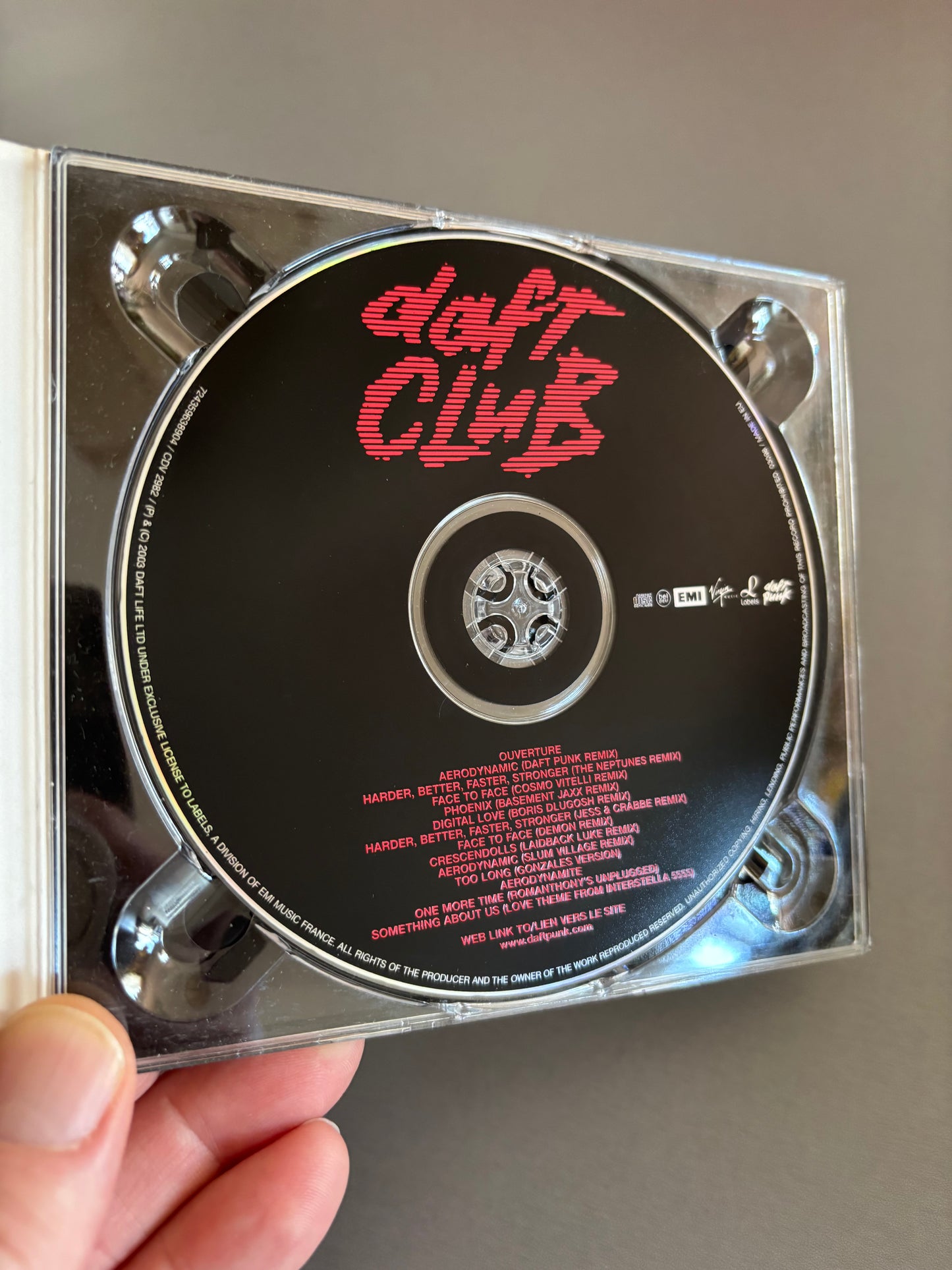 Daft Punk: Daft Club, CD, compilation, enhanced, digipak, Labels, Virgin, Europe 2003