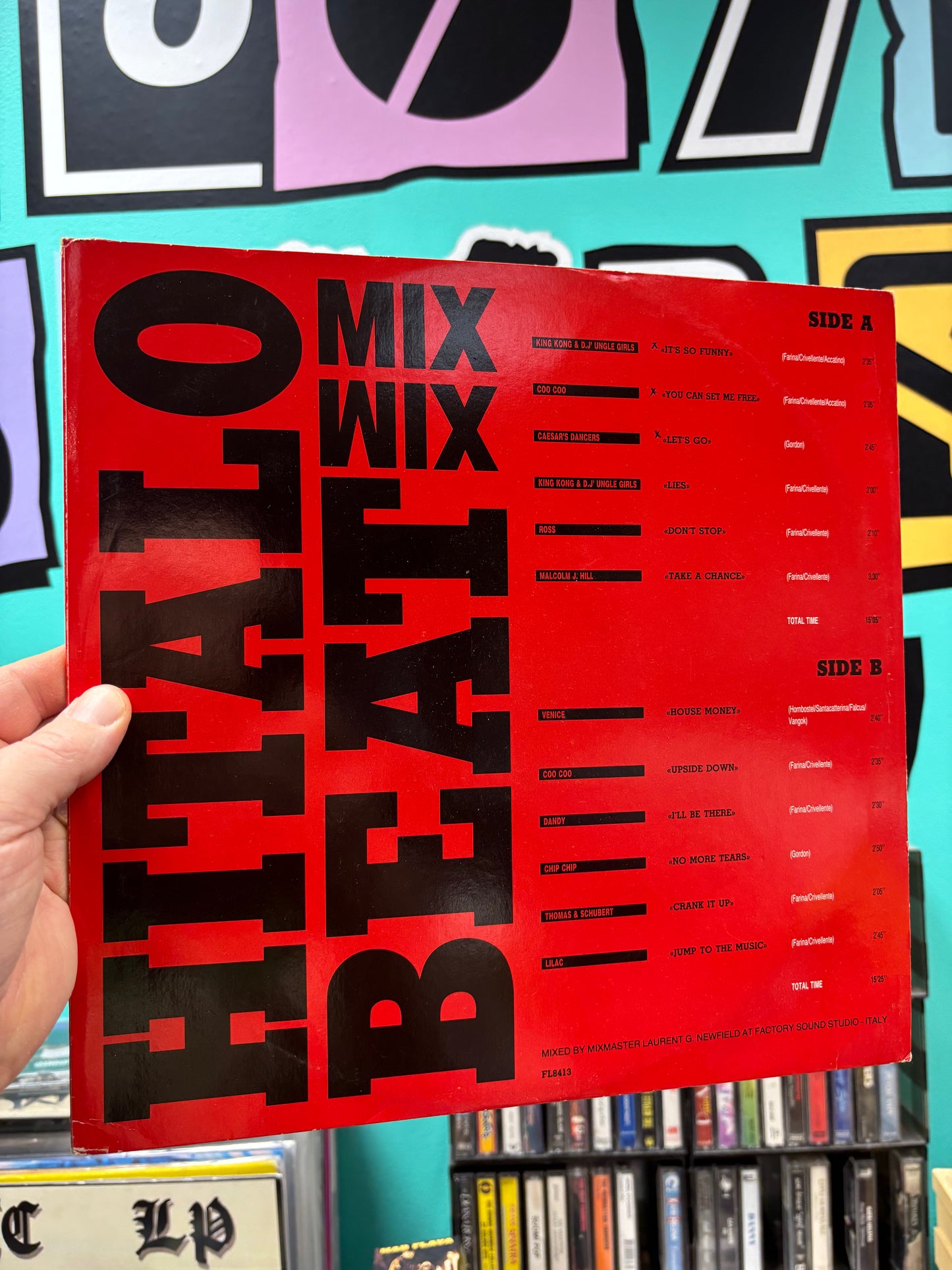 Hitalo Beat Mix Volume 1, 12inch, Only vinyl pressing, Compilation, Mixed, Flea Records, Italy 1989