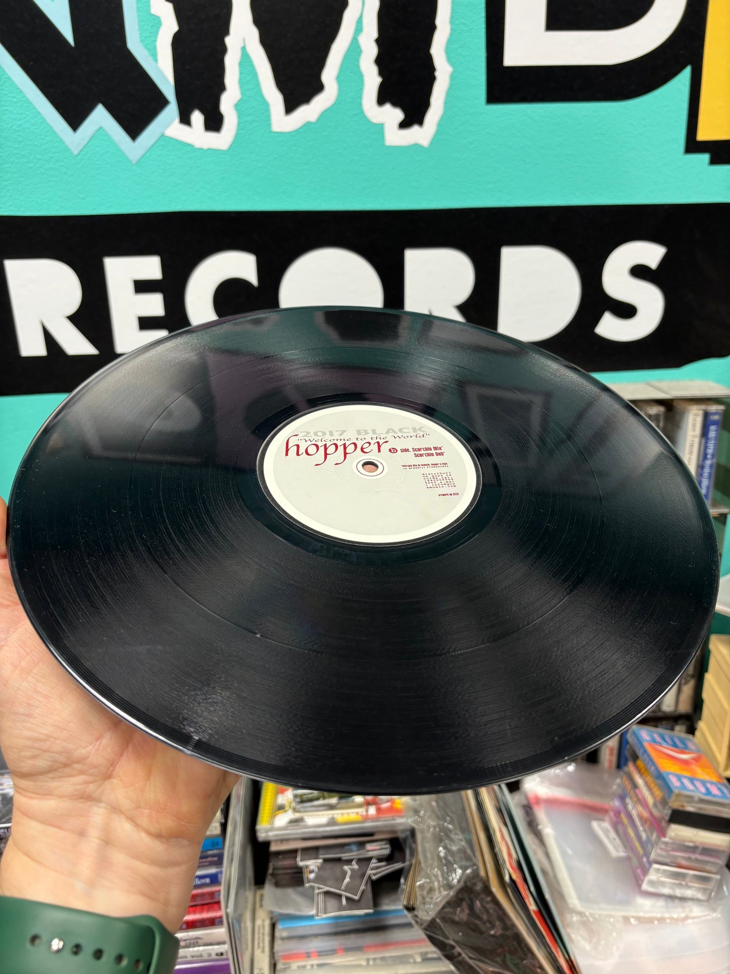 Hopper: Welcome To The World, 12inch, Only official pressing, 2000 Black, UK 2001