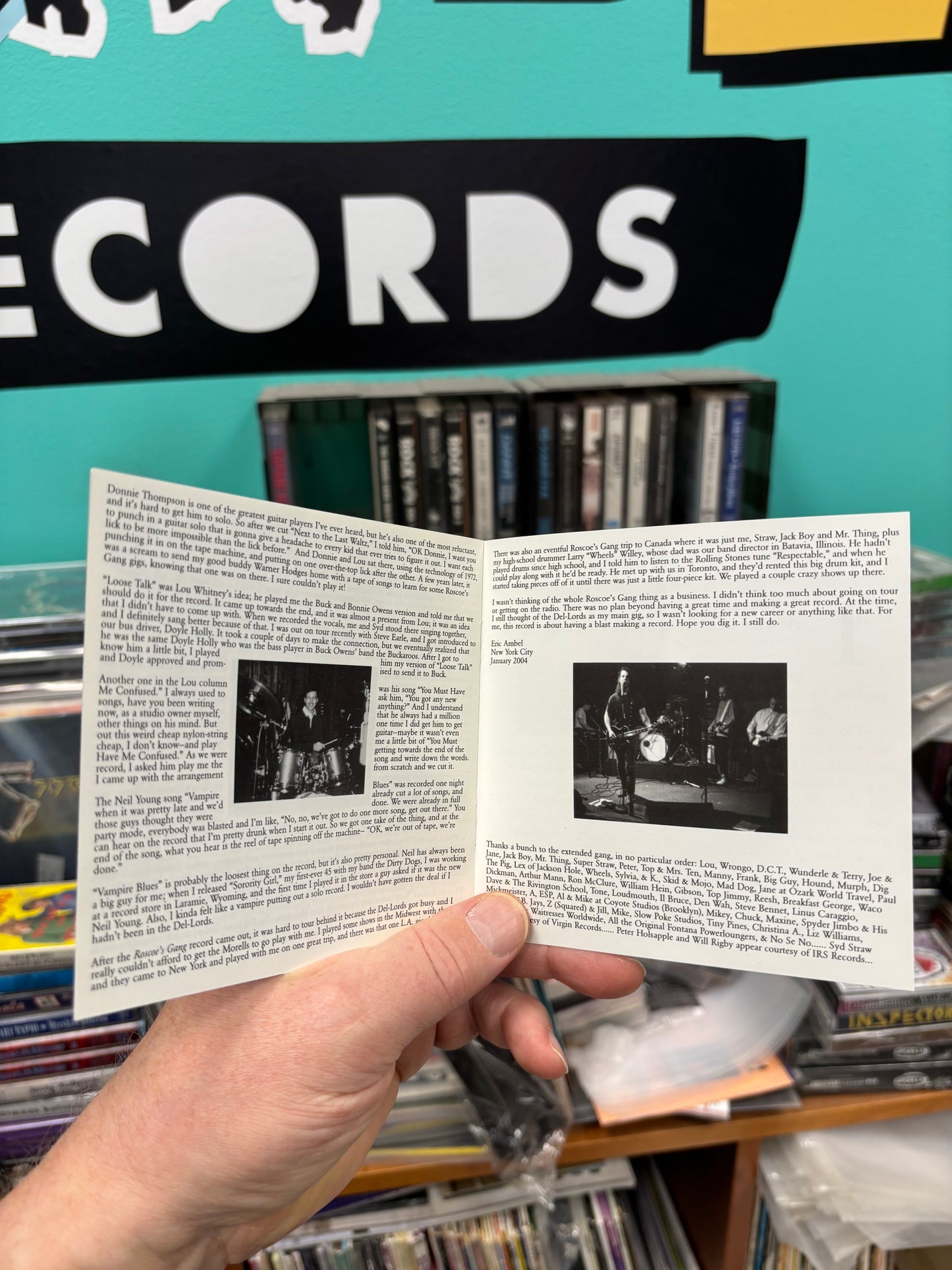 Eric Ambel: Roscoe’s Gang, CD, reissue, Digipak, Lakeside Lounge Records, USA & Canada 2004