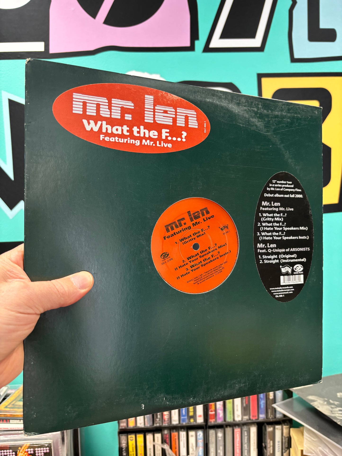 Mr. Len: What The F…?/Straight, 12inch, Only official pressing, Matador, US 2000