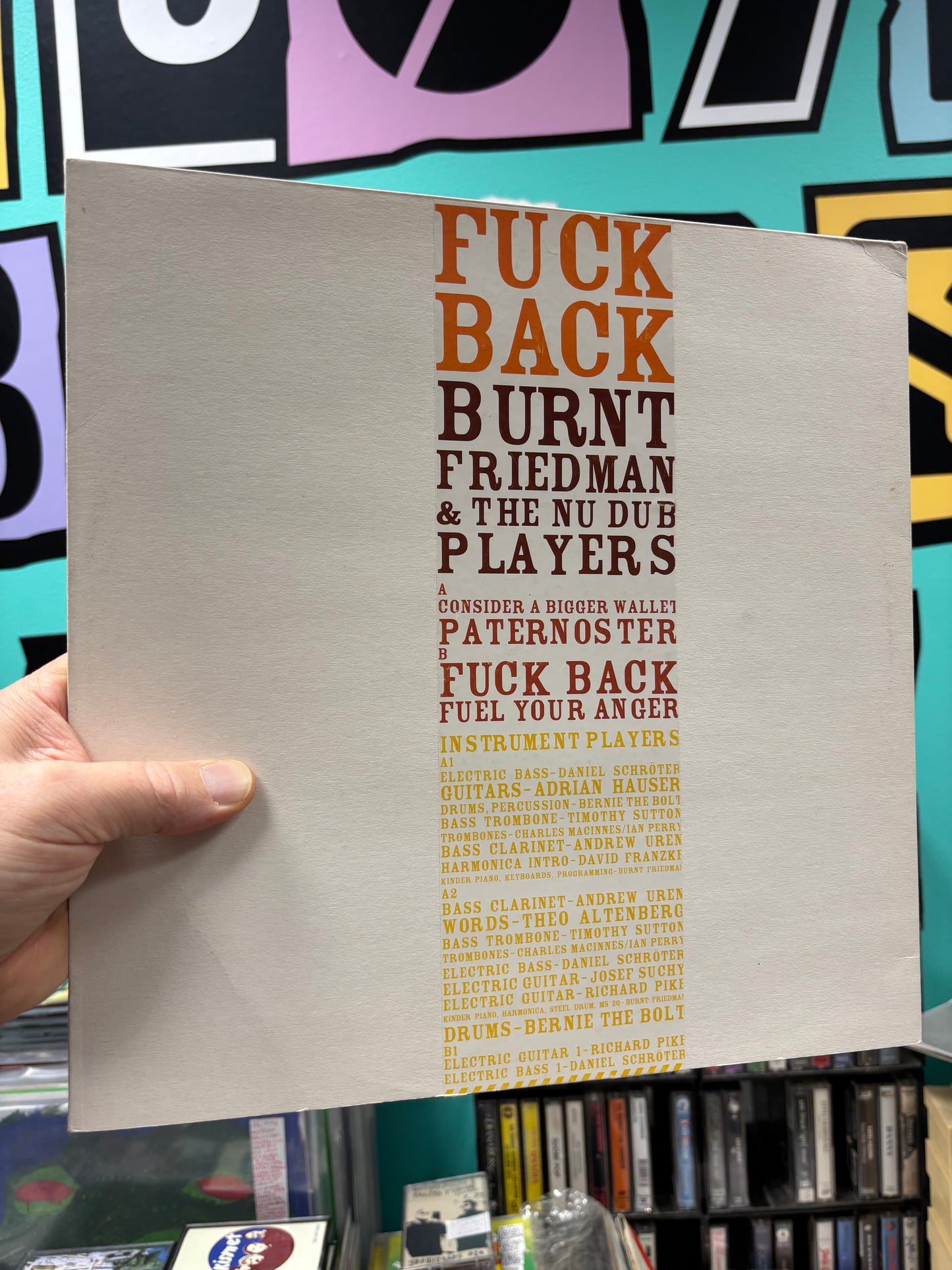 Burnt Friedman & The Nu Dub Players: Fuck Back, 12inch, Only official pressing, Nonplace, Germany 2002