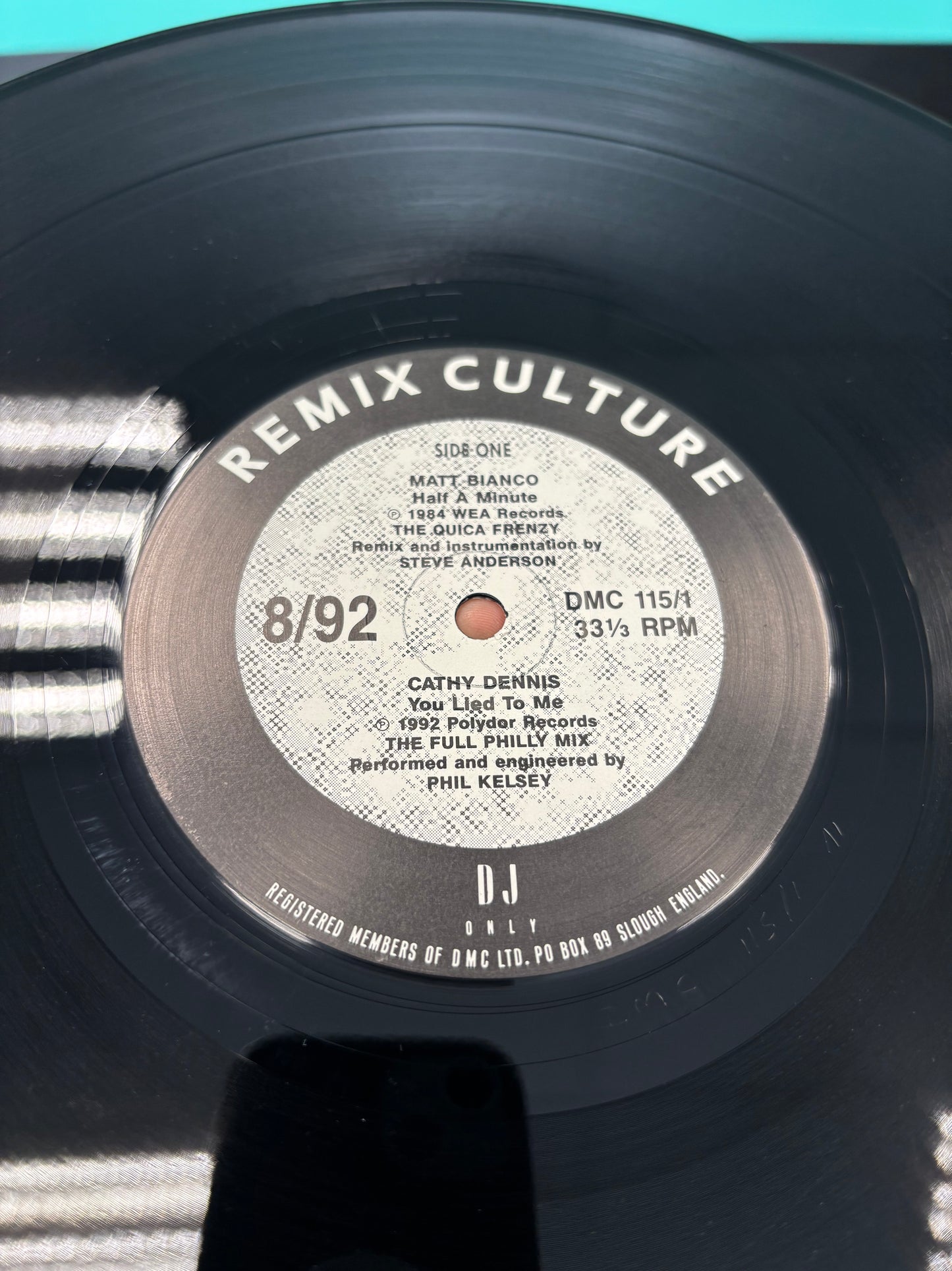DMC - Remix Culture 8/92, 12inch, Only pressing, DMC, UK 1992