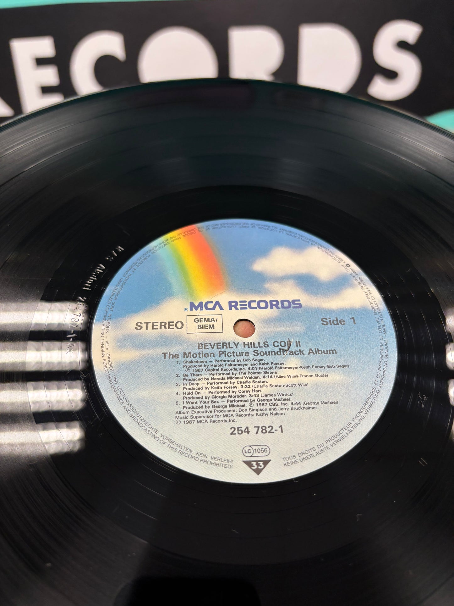 Beverly Hills Cop II: The Motion Picture Soundtrack Album, LP, MCA Records, Europe 1987