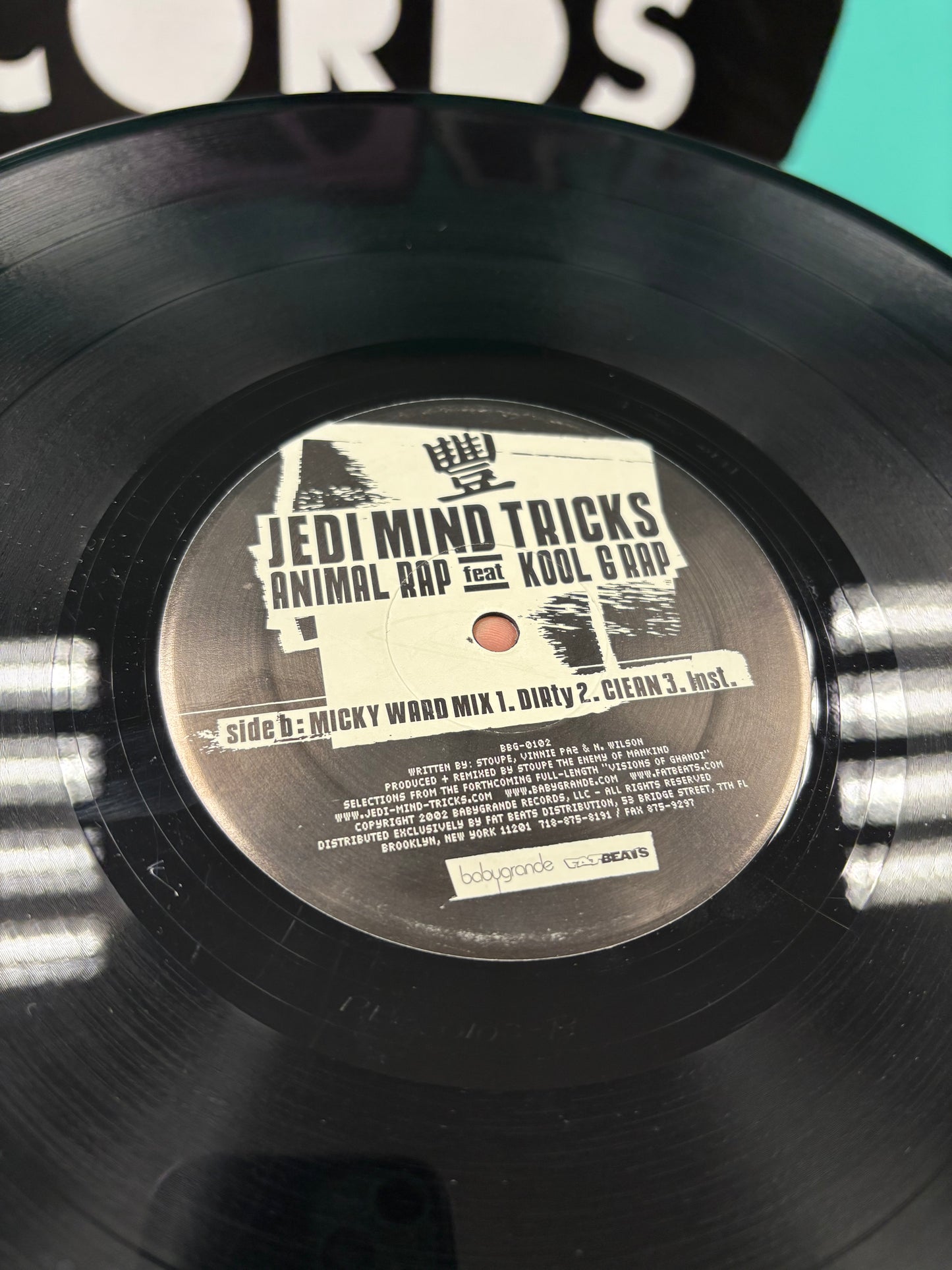 Jedi Mind Tricks: Animal Rap, 12inch, 1st pressing, Babygrande, US 2002