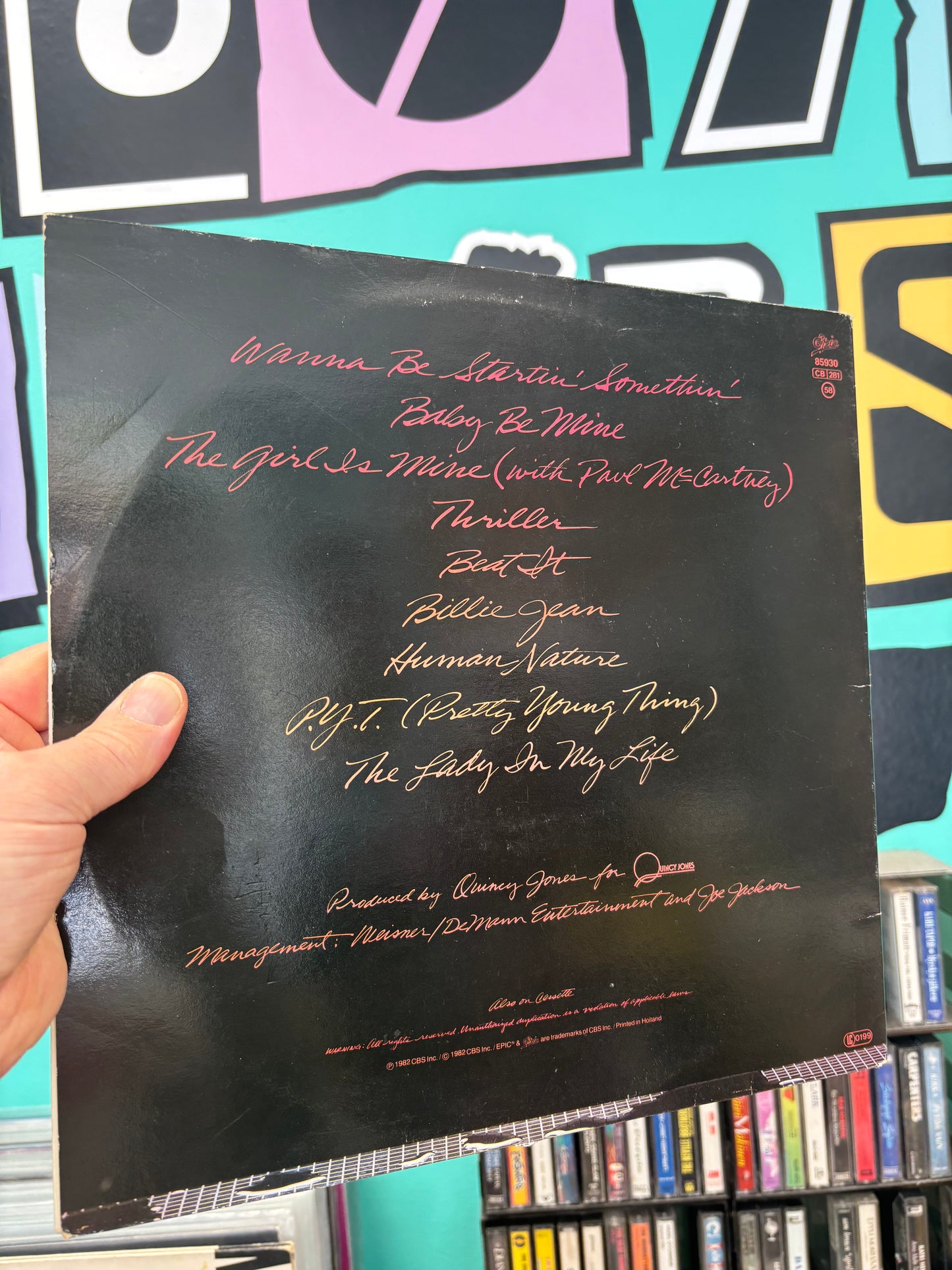 Michael Jackson: Thriller, LP, gatefold, Epic, Europe 1982
