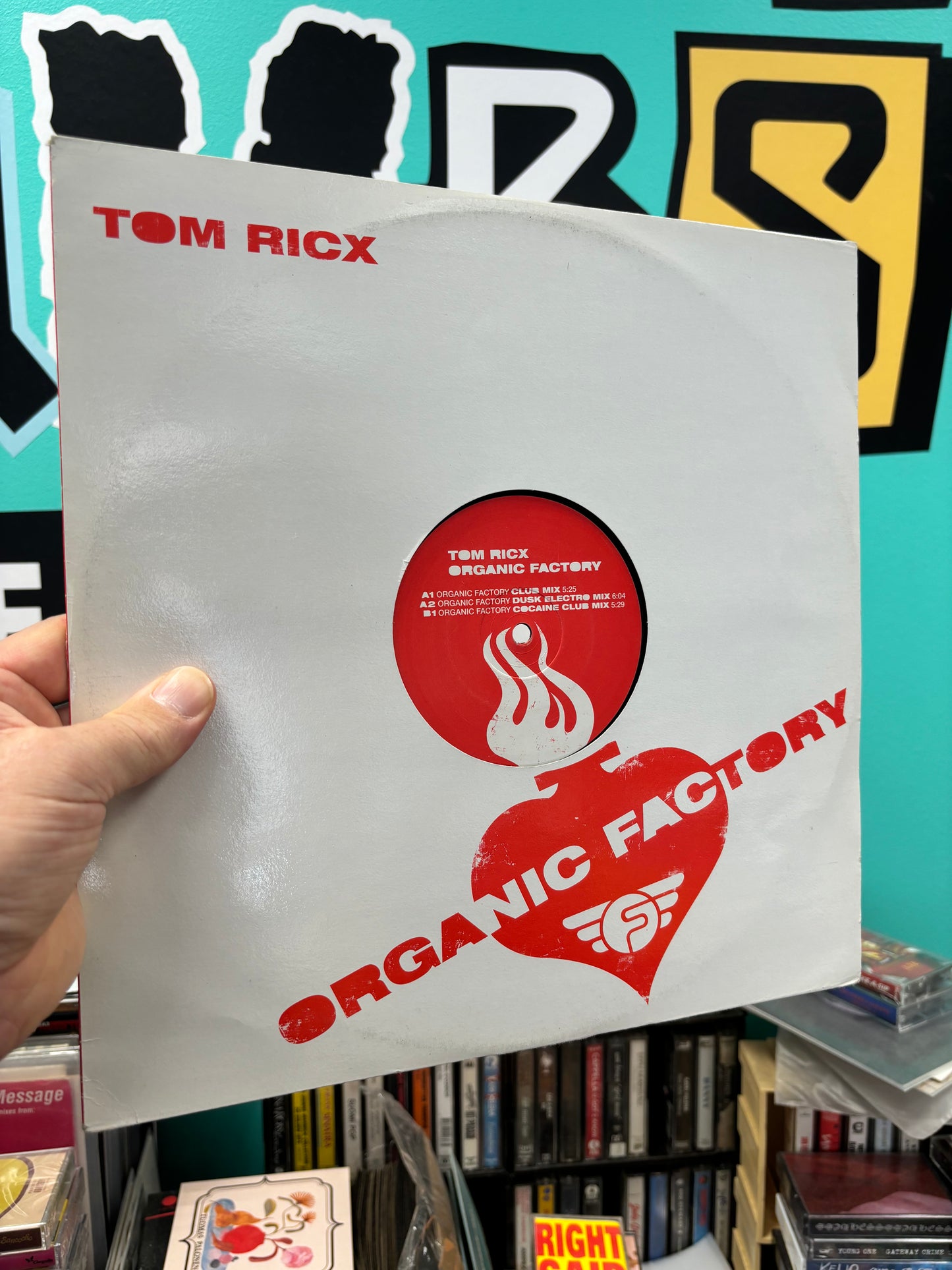 Tom Ricx: Organic Factory, 12inch, Only pressing, Free Music, Germany 2004