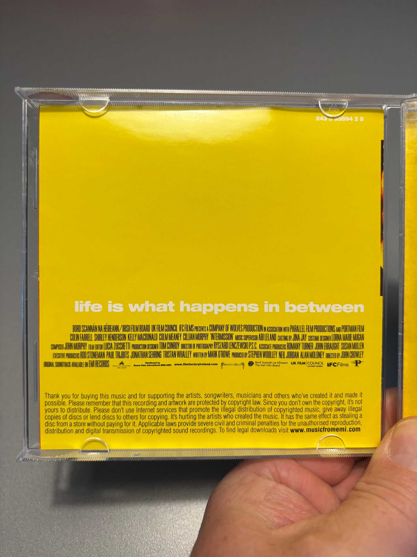 Intermission - Life Is What Happens In Between (The Original Motion Picture Soundtrack), CD, EMI, Europe 2003
