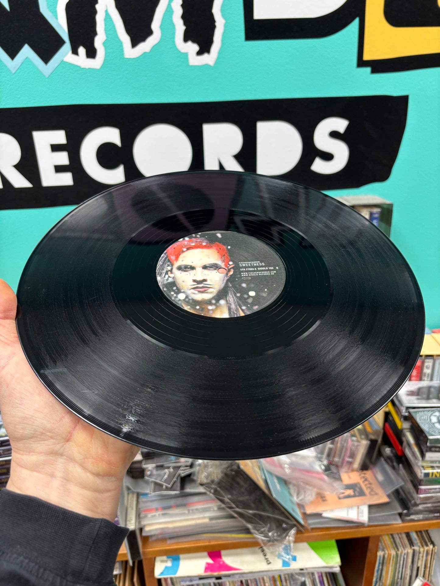 Fischerspooner: L.A.Song/Sweetness, 12inch, Only official pressing, International Deejay Gigolo Records, Germany 2003