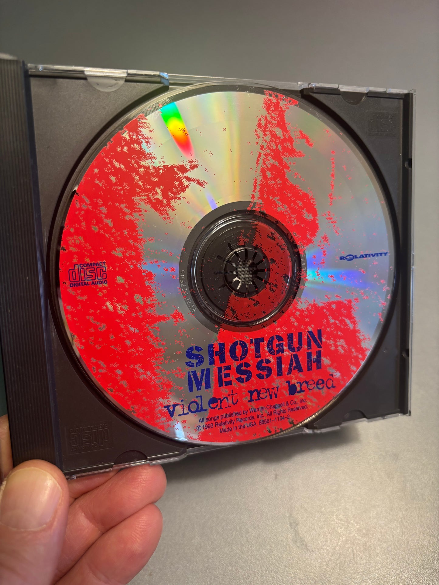 Shotgun Messiah: Violent New Breed, CD, 1st pressing, Relativity, US 1993