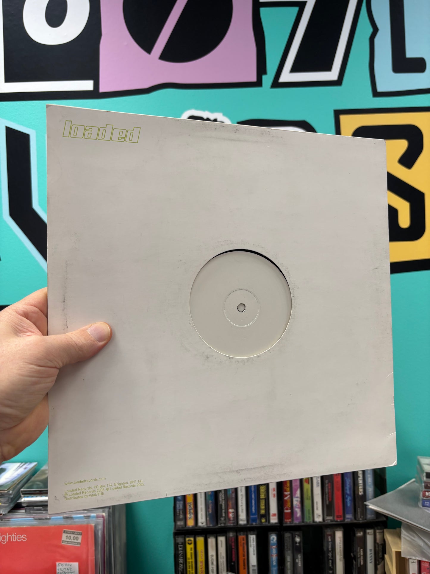 Artist Unknown: EP, 12inch, Only pressing?, White label, Loaded Records, UK 2005