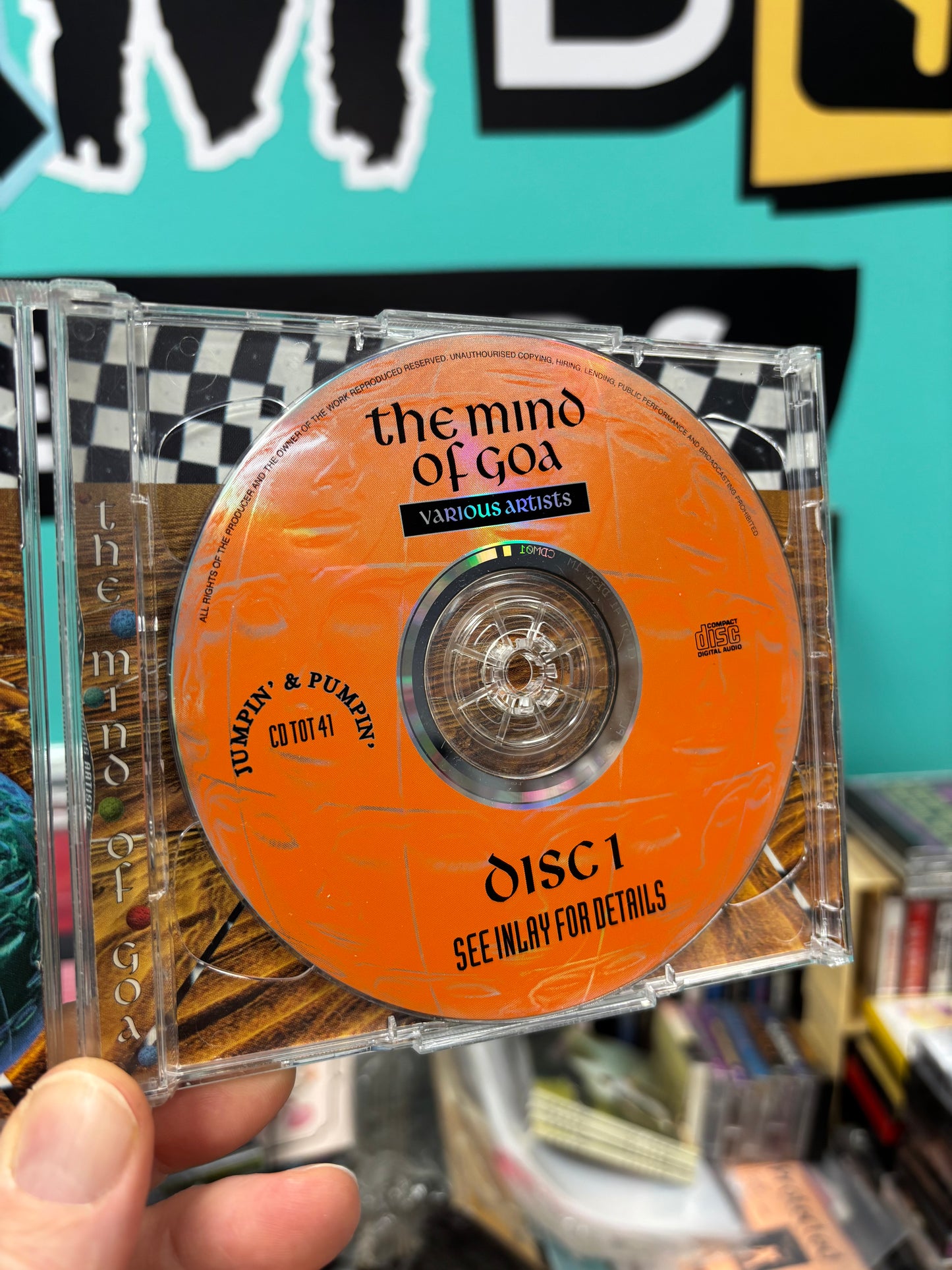 The Mind of Goa, 2CD, 1st pressing, Only CD pressing, Jumpin’ & Pumpin’, UK 1996