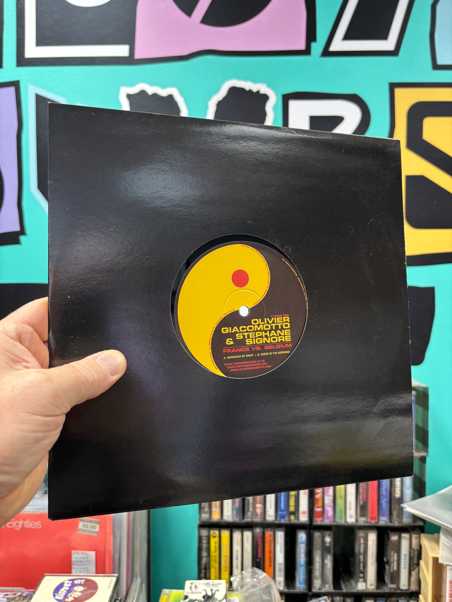 Olivier Giacomotto: France vs. Belgium, 10inch, Only official pressing, Yin Yang, UK 2006