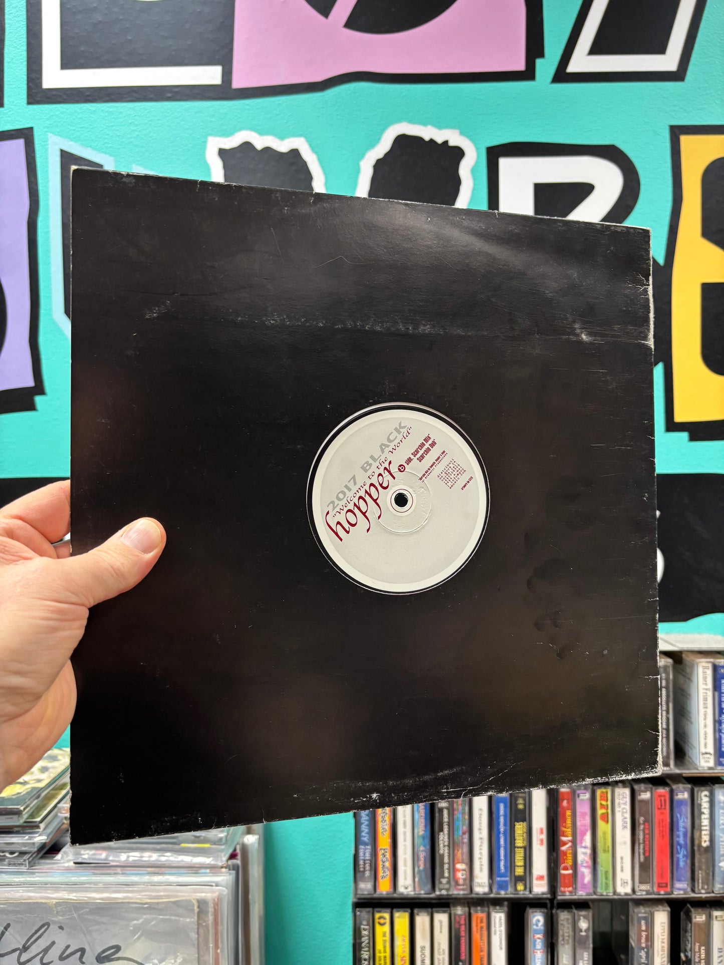 Hopper: Welcome To The World, 12inch, Only official pressing, 2000 Black, UK 2001