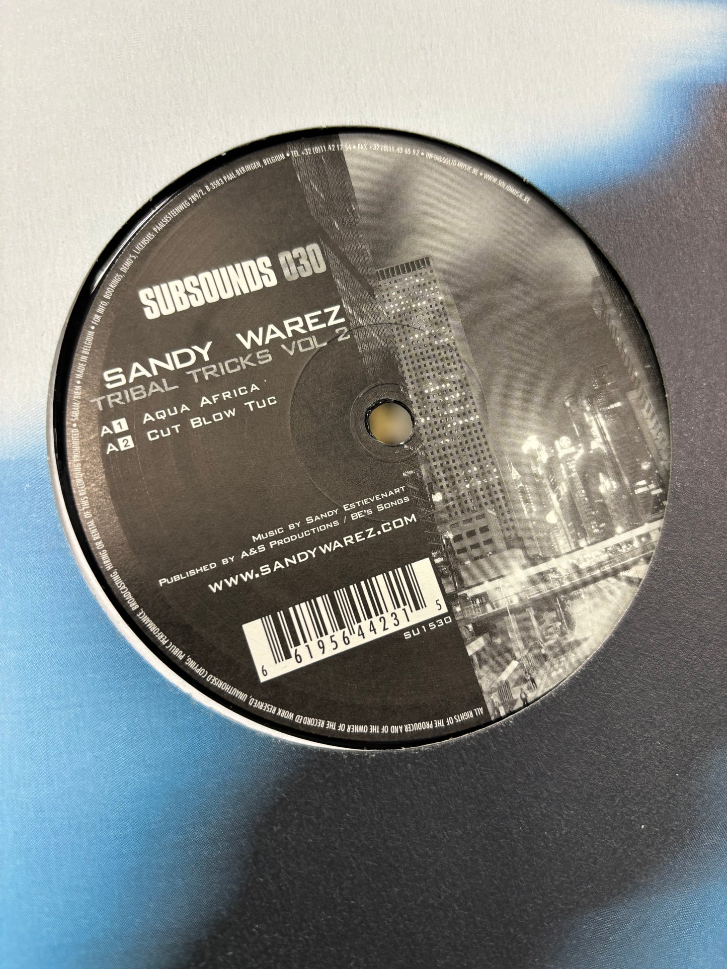 Sandy Warez: Tribal Tricks Vol 2, 12inch, Only official pressing, Subsounds, Belgium 2003