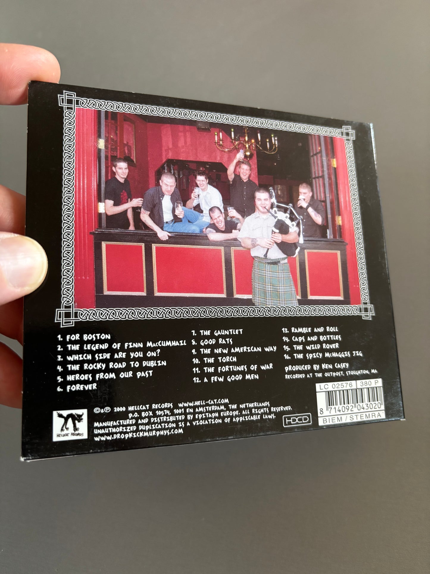 Dropkick Murphys: Sing Loud, Sing Proud, HDCD, Digipak, Hellcat Records, Europe 2000