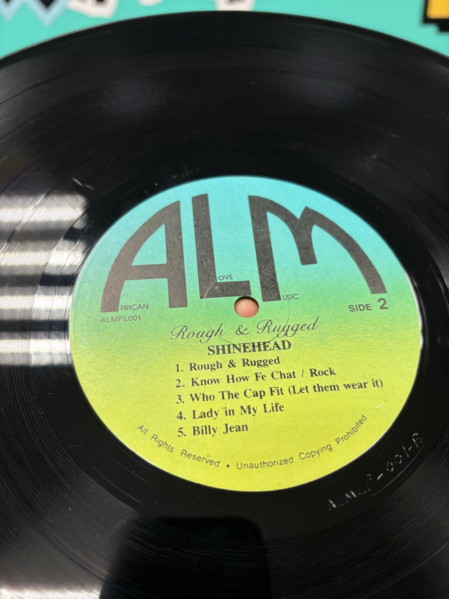 Shinehead: Rough & Rugged, LP, 1st pressing, African Love Records, US 1986