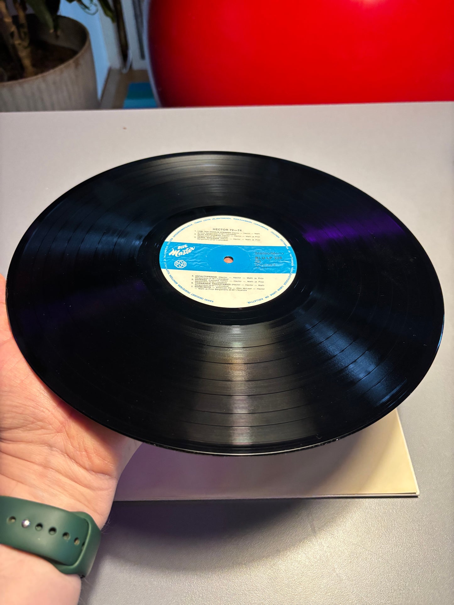 Hector: 72-74, LP, Compilation, Stereo, Mono, Blue Master, Finland 1978