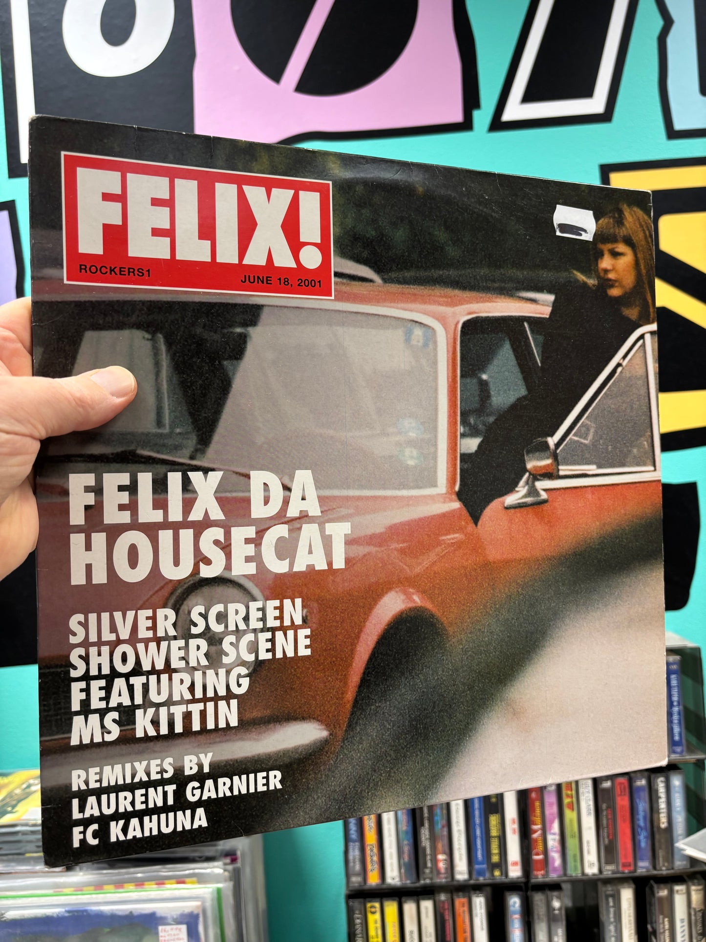 Felix Da Housecat: Silver Screen Shower Scene, 12inch, Only UK pressing, City Rockers, UK 2001