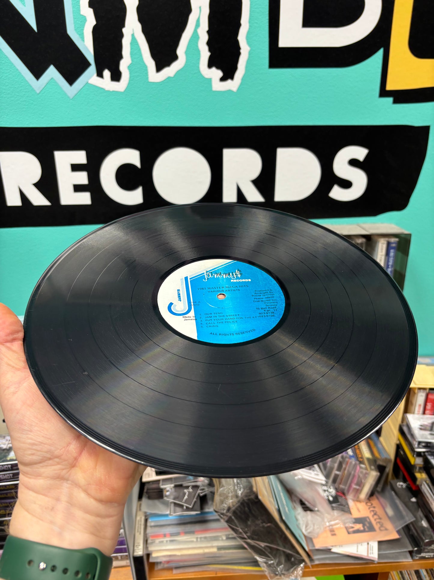 1985 Master Mega Hits - Sleng Teng Extravaganza, LP, Compilation, reissue, Jammy’s Records, Jamaica year?