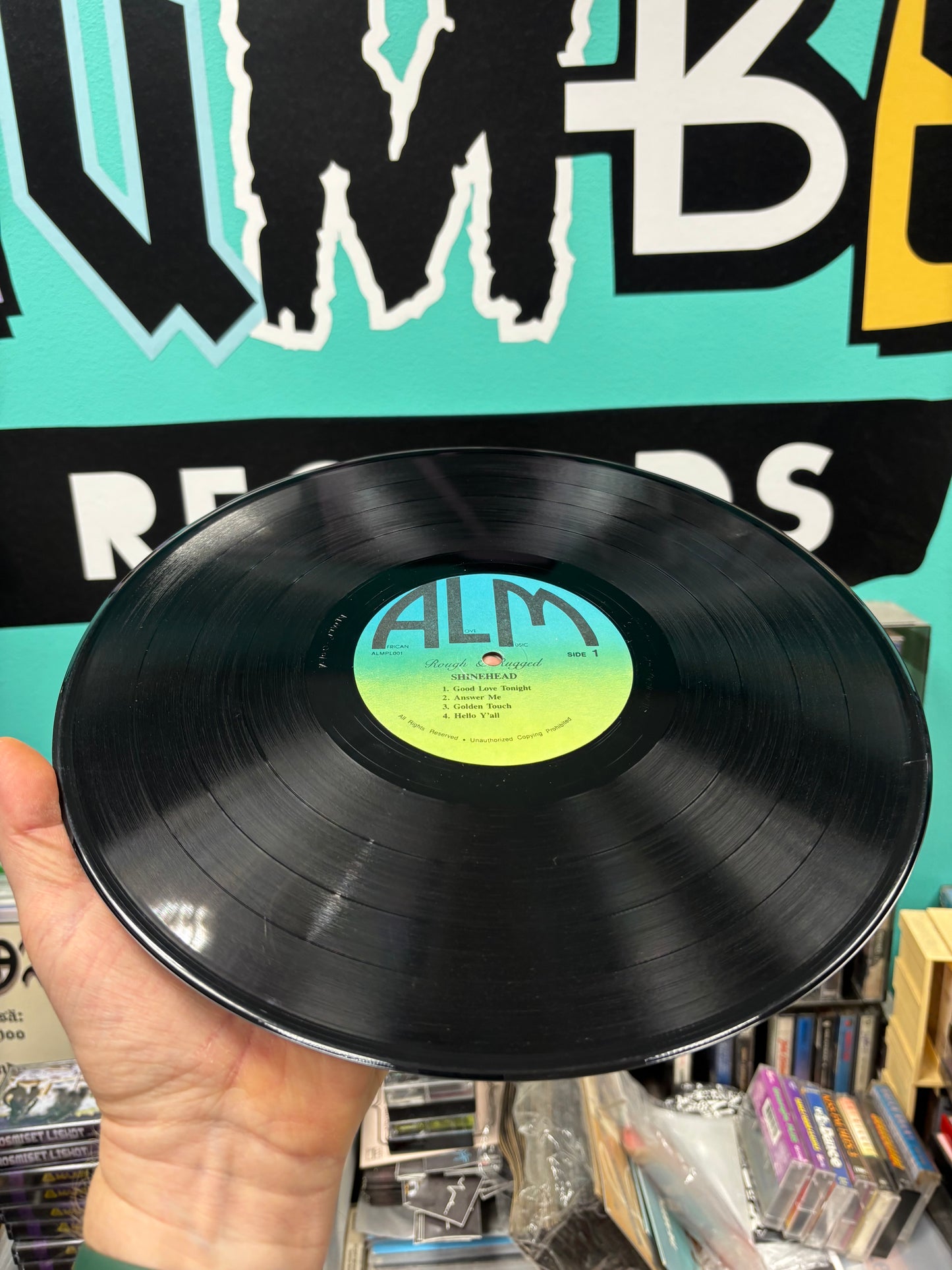 Shinehead: Rough & Rugged, LP, 1st pressing, African Love Records, US 1986