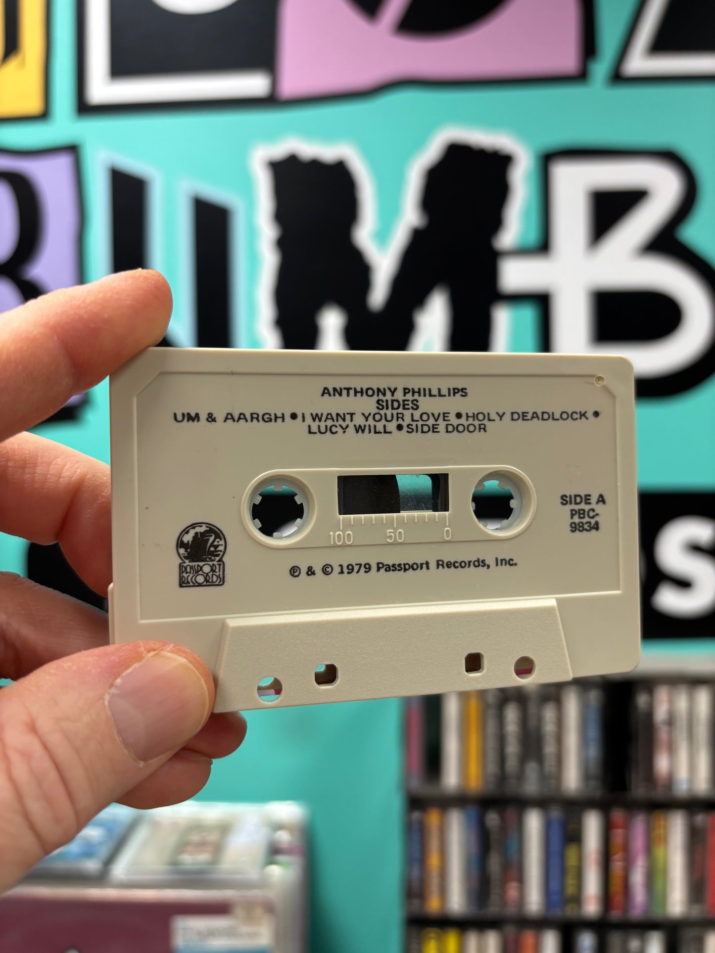 Anthony Philips: Sides, C-cassette, Passport Records, US 1979