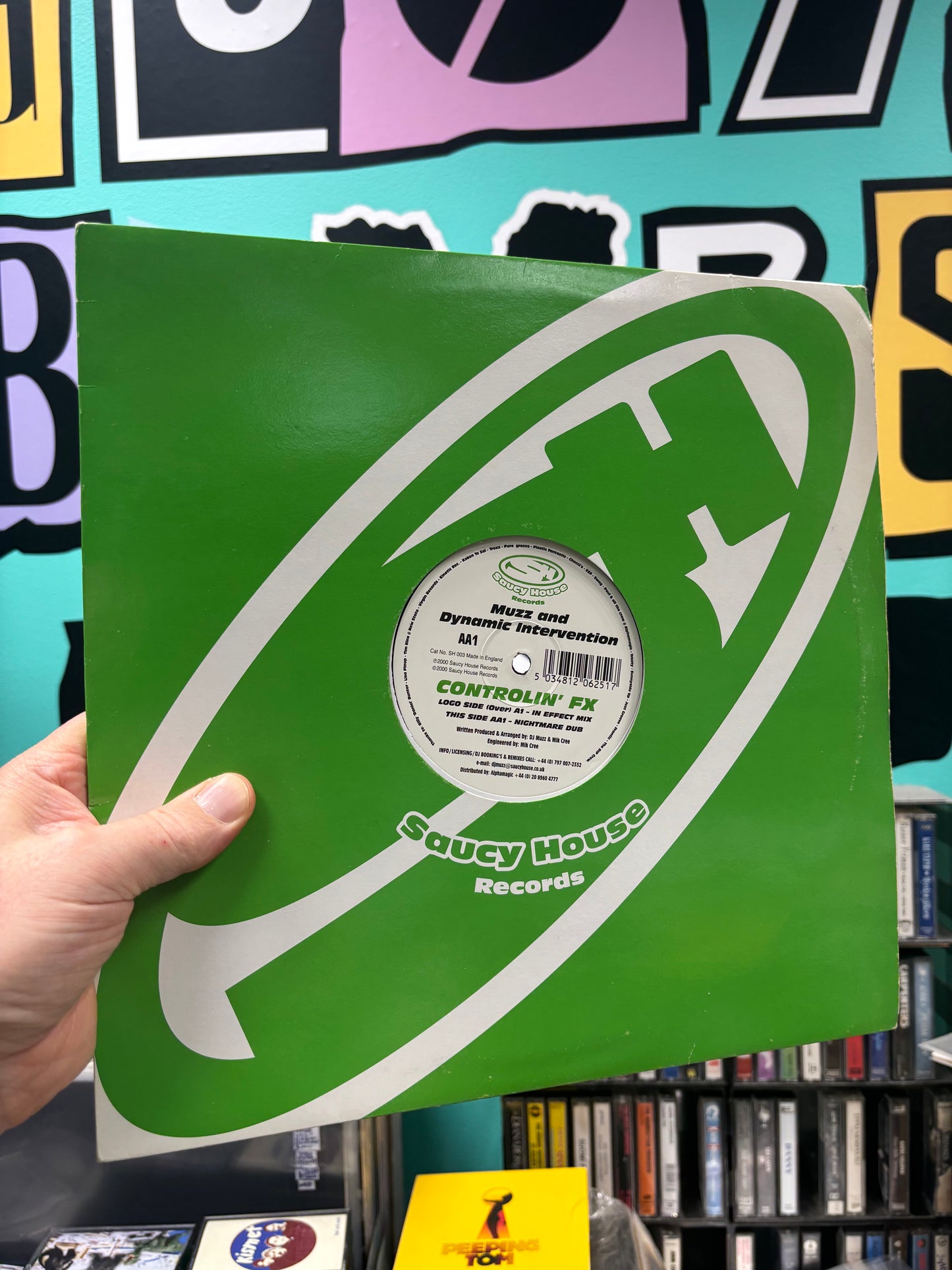 Muzz and Dynamic Intervention: Controlin’ FX, 12inch, Only pressing, Saucy Records, UK 2000