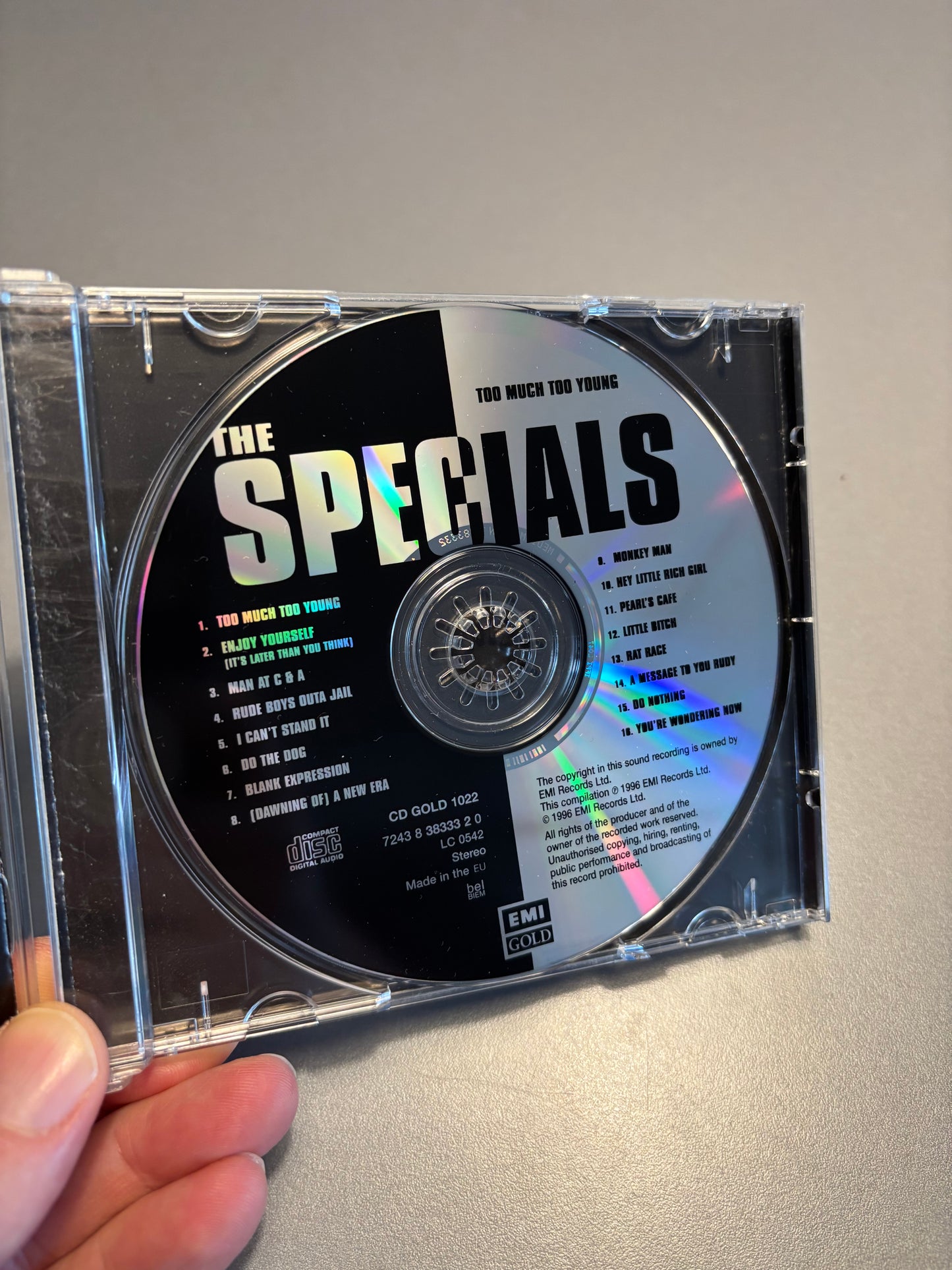 The Specials: Too Much Too Young, CD, reissue, EMI Gold, Europe 2004-2008?