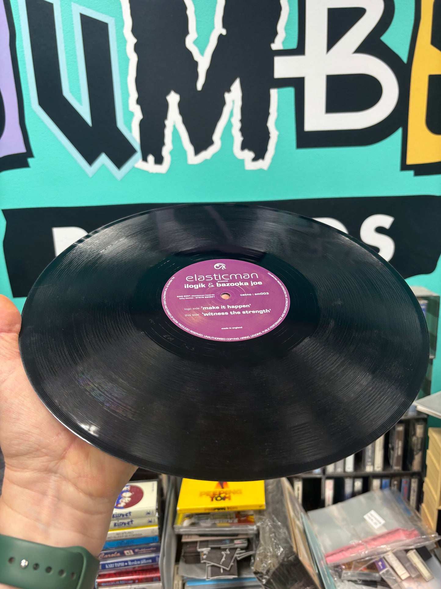 Ilogik & Bazooka: Make It Happen/Witness The Strenght, 12inch, Only official pressing, Elasticman Records, UK 2001