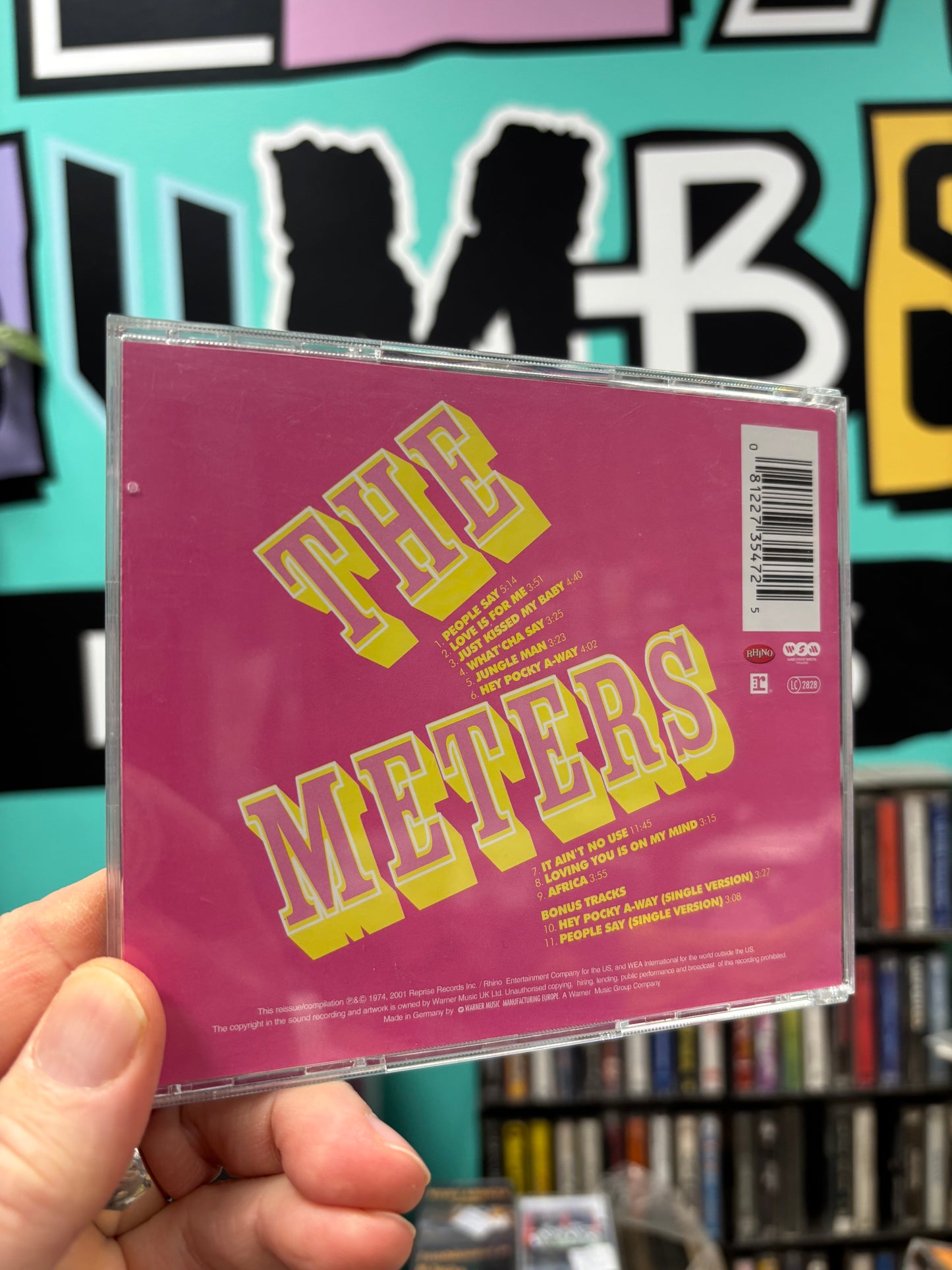 The Meters: Rejuvenation, CD, reissue, remastered, Rhino Records, Reprise Records, Warner, Europe 2001