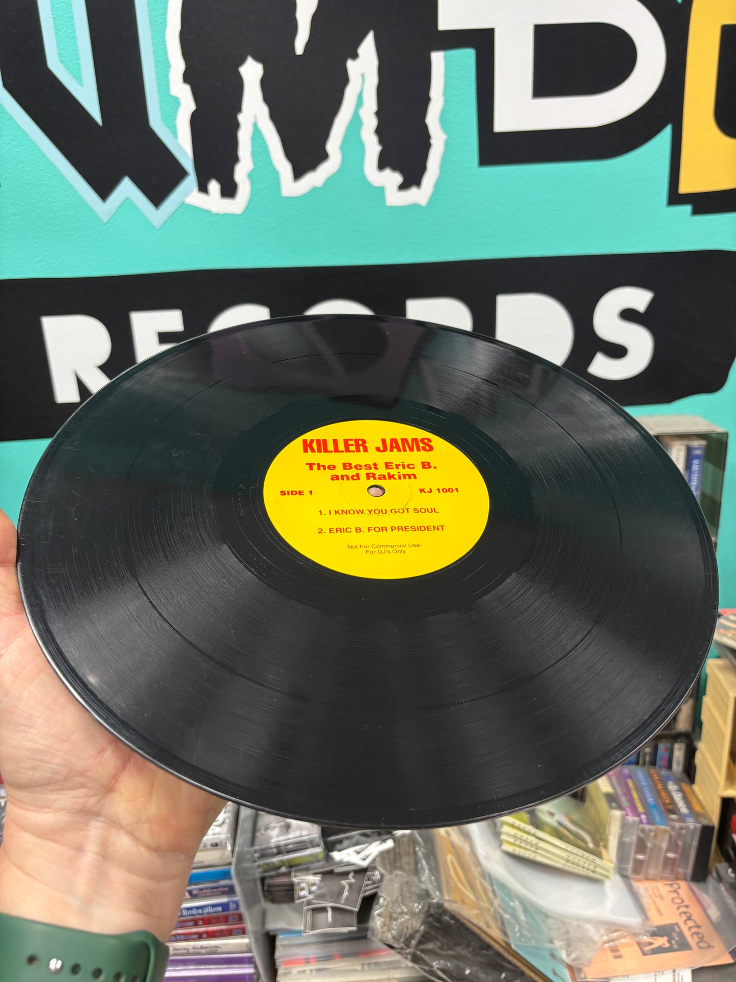 Eric B. & Rakim: Killer Jams The Best Eric B. And Rakim, 12inch, Promo, Special Version For DJ’s only, Unofficial release, Not On Label, US 1996