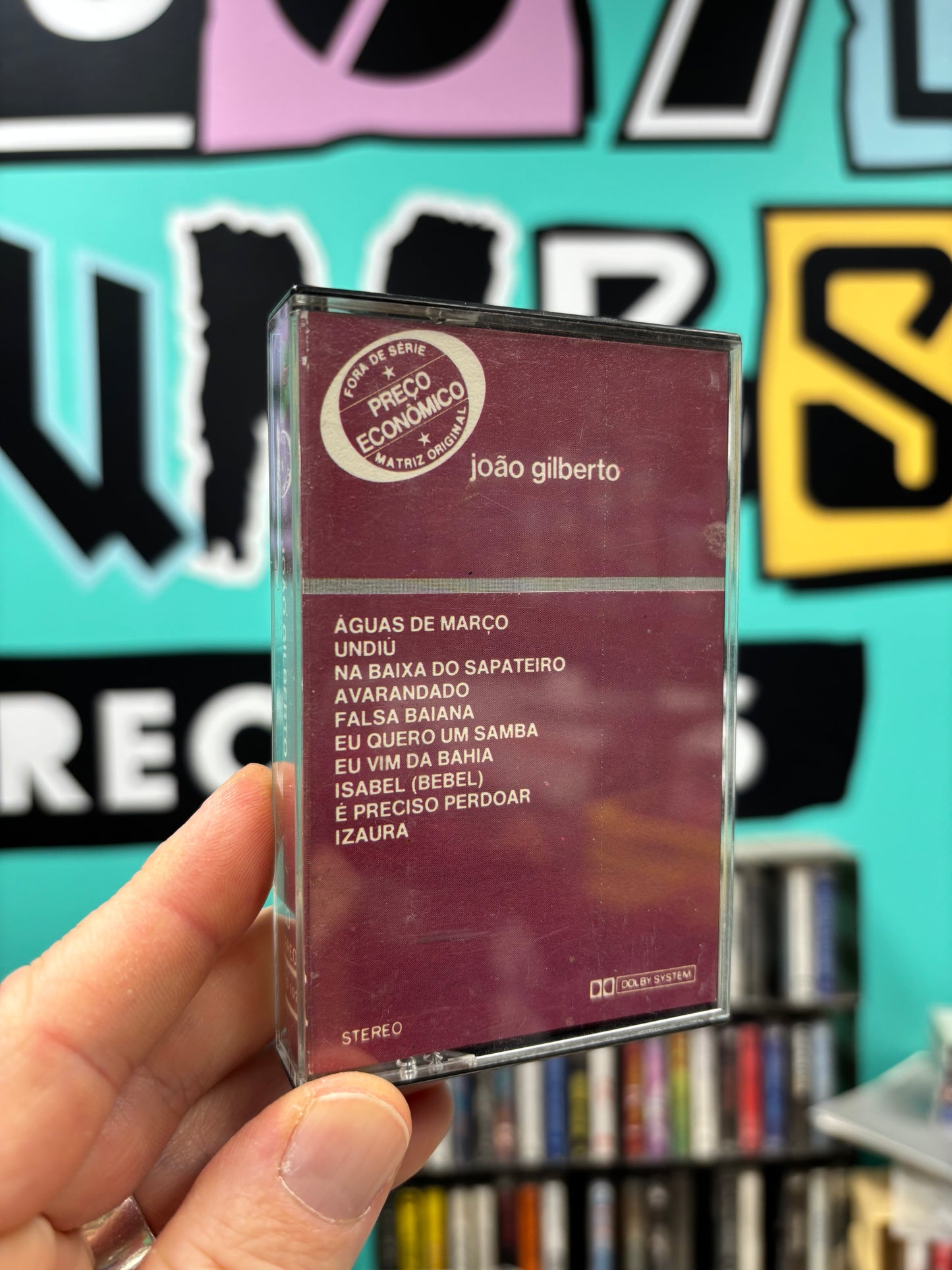 João Gilberto: João Gilberto, C-cassette, reissue, Polyfar, Brazil 1978