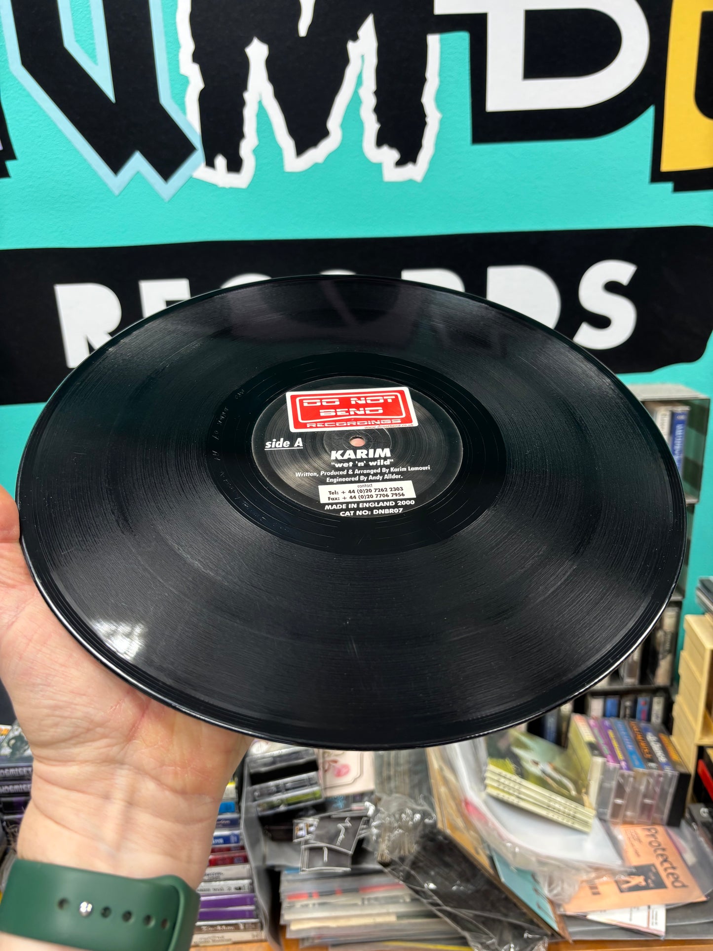 Karim: Wet ’n’ Wild/2 Slags: Feel Free, 12inch, Only official pressing, Do Not Bend Records, UK 2001