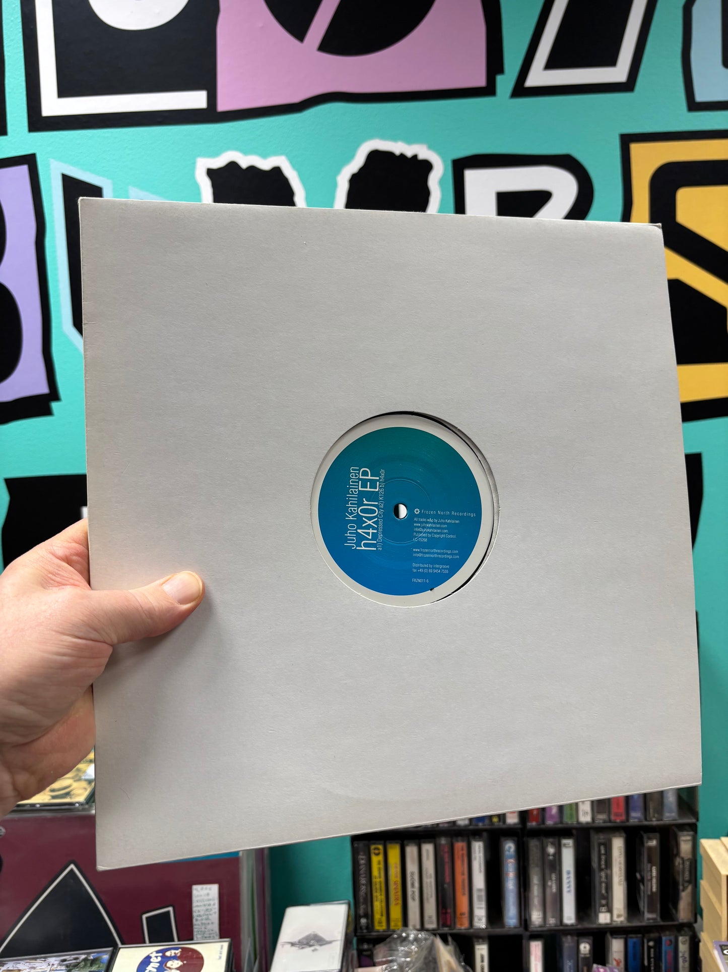 Juho Kahilainen: h4x0r EP, 12inch, Only official pressing, Frozen North Recordings, Finland 2007