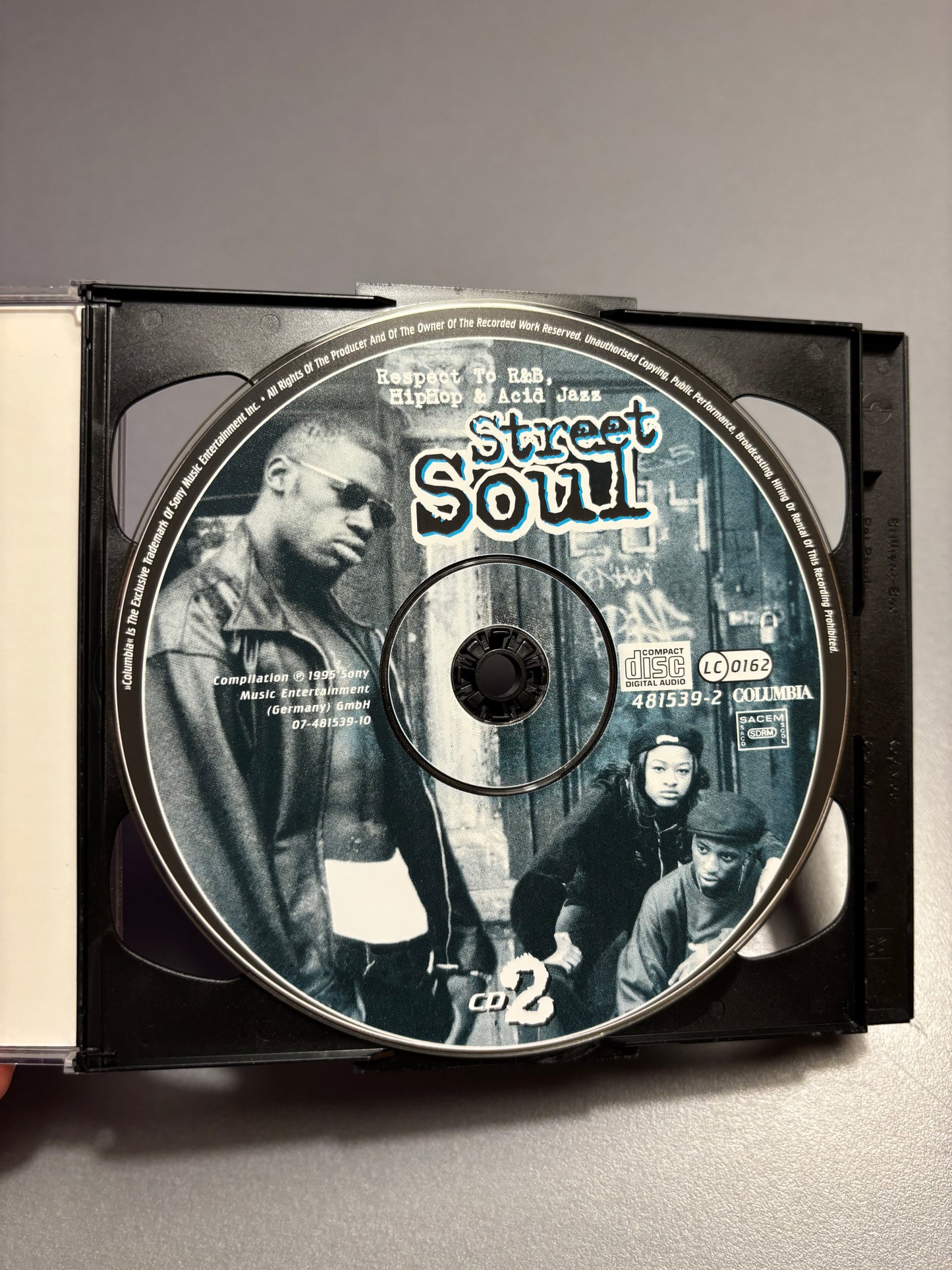 Street Soul, 2CD, Only pressing, Compilation, Columbia, Germany, Austria & Switzerland 1995