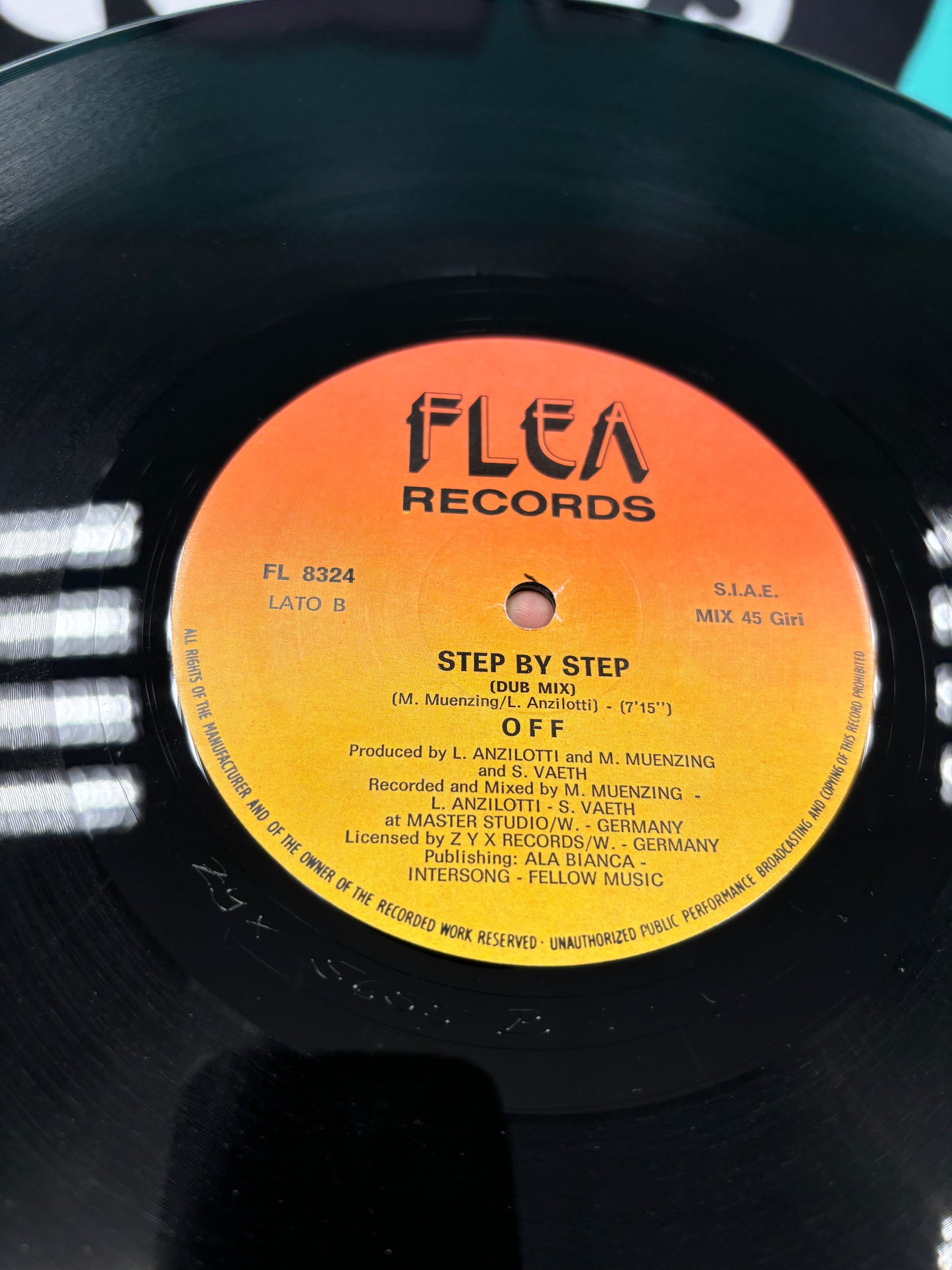 Off: Step By Step, 12inch, Flea Records, Italy 1987