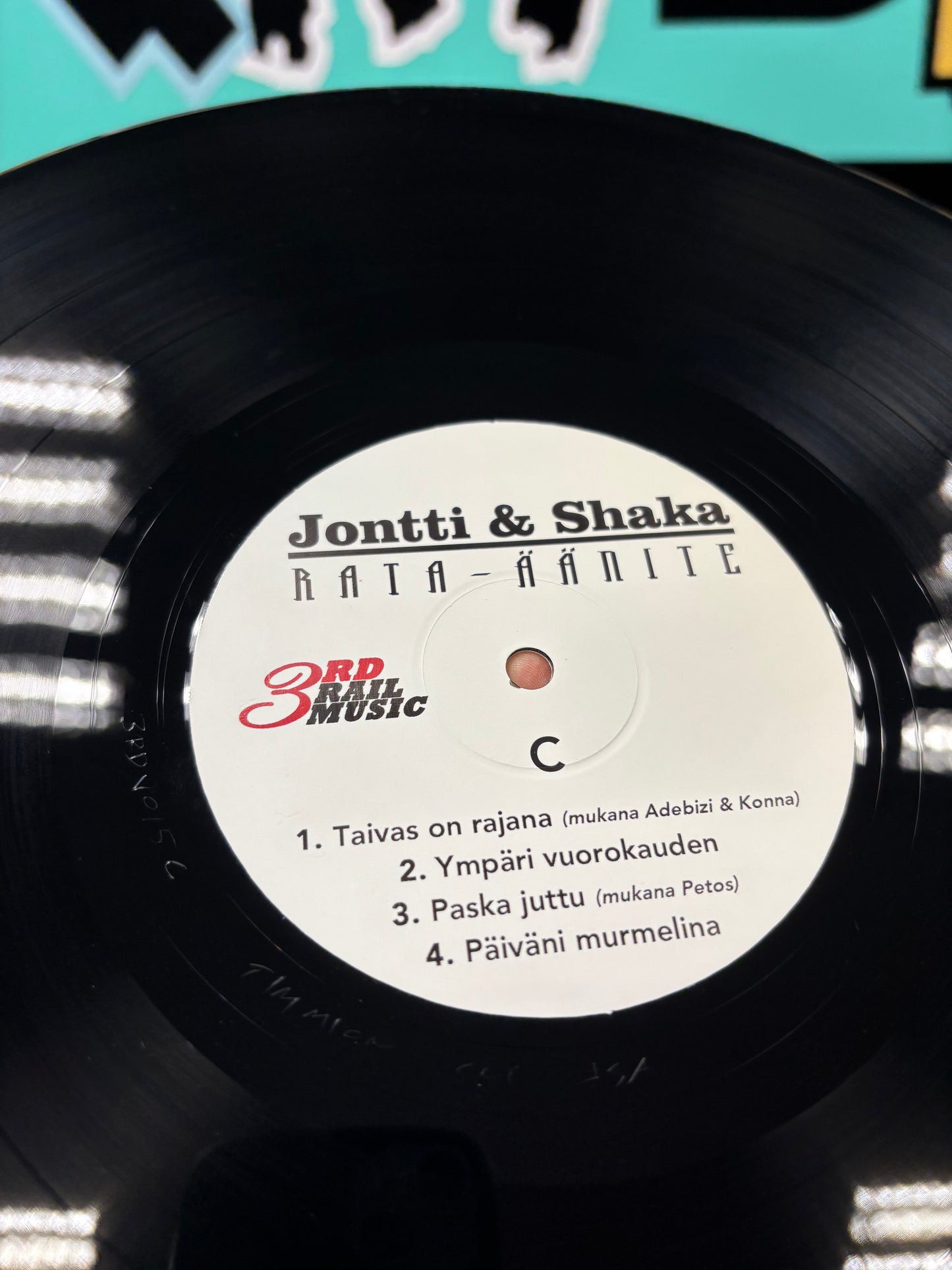 Jontti & Shaka: Rata-Äänite, 2LP, gatefold, reissue, Only vinyl pressing, 3rd Rail Music, Finland 2017