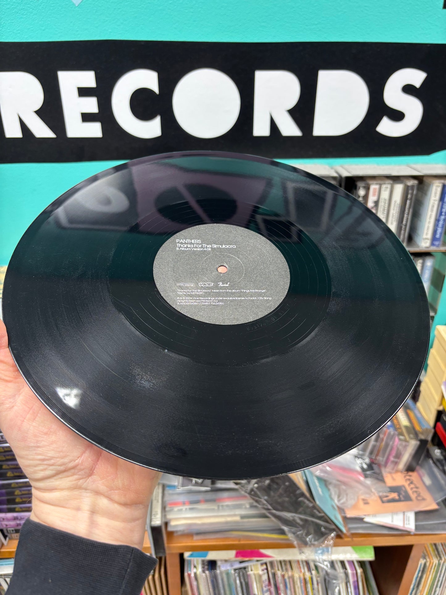 Panthers: Thanks For The Simulacra, 12inch, Only vinyl pressing, City Slang, Vice Records, Europe 2005